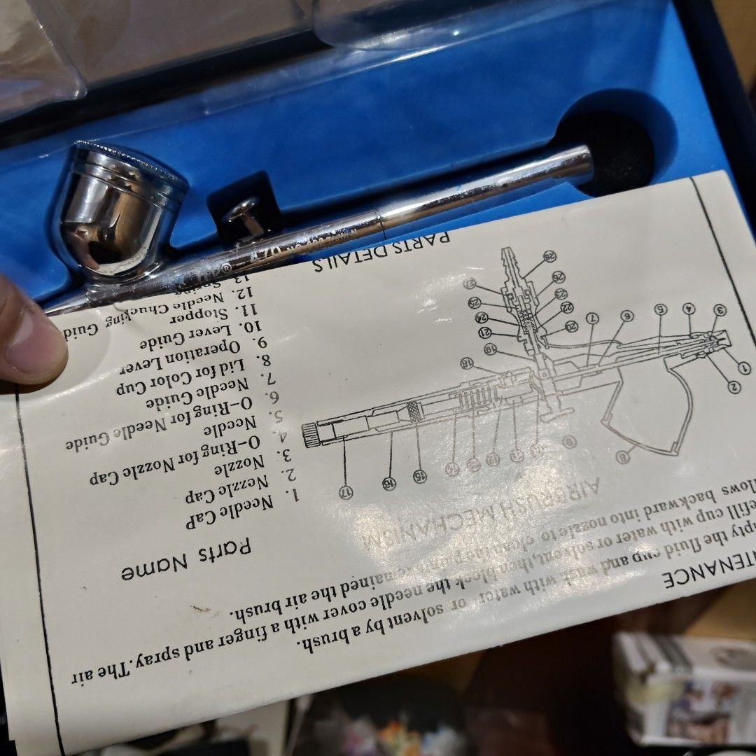 Airbrush Spray Gun Kit (Category: Makeup) located in Catbalogan. Submitted by jpnsrpls (Listing ID 1420180863, Image 2). Description: 💨🎨 Airbrush Spray Gun Kit For Sale! 🎨💨 Complete set with airbrush gun + accessories 🖌️✨ Perfect for: ✔ Nail art 💅 ✔ Model kits & painting 🏎️ ✔ Makeup & tattoo practice 🎭 ✔ Crafts & DIY projects 🎨 📦 With manual included 🔥 Great for beginners & hobbyists.