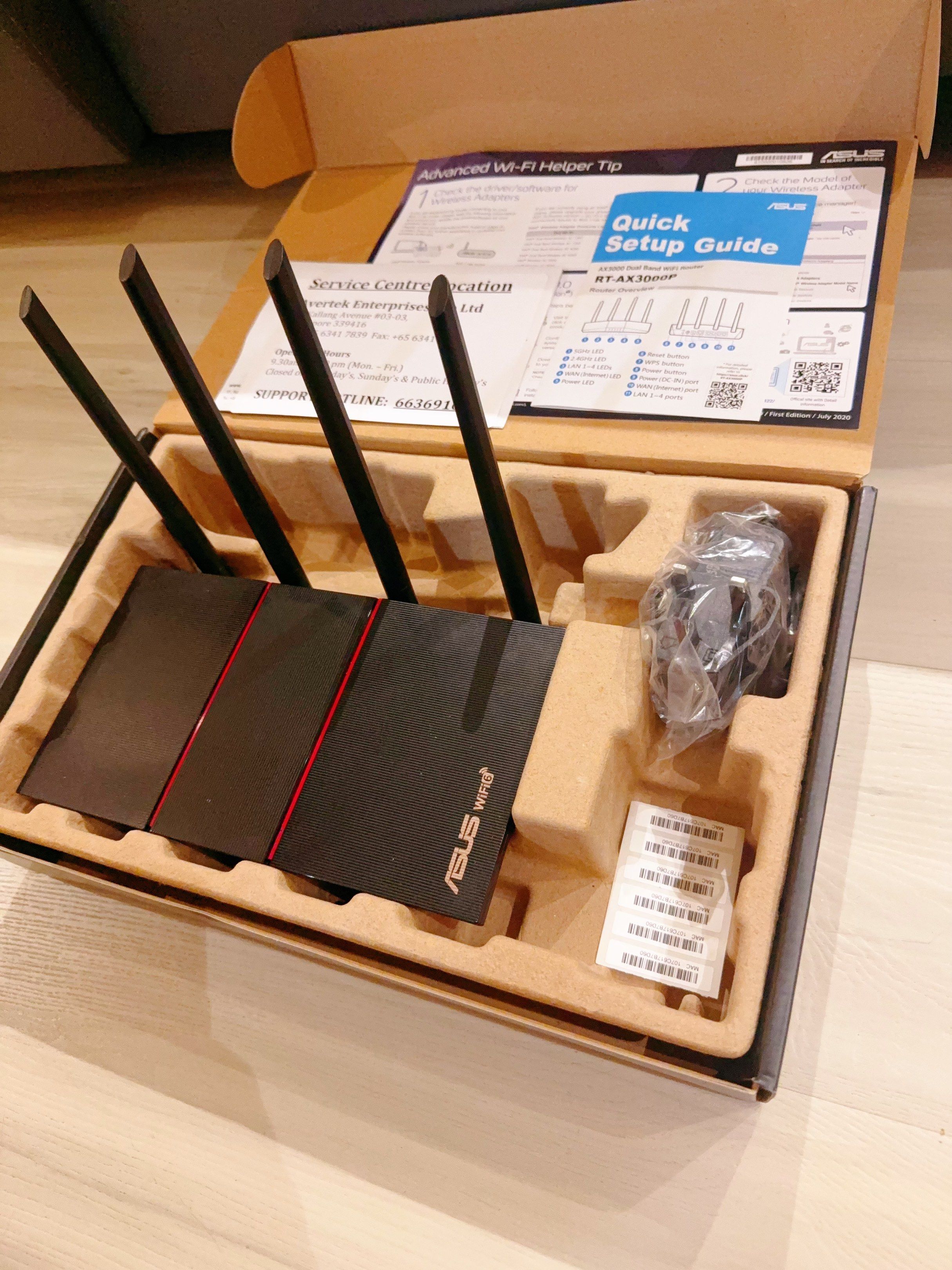 ASUS ROUTER RT-AX3000P450510095291535362