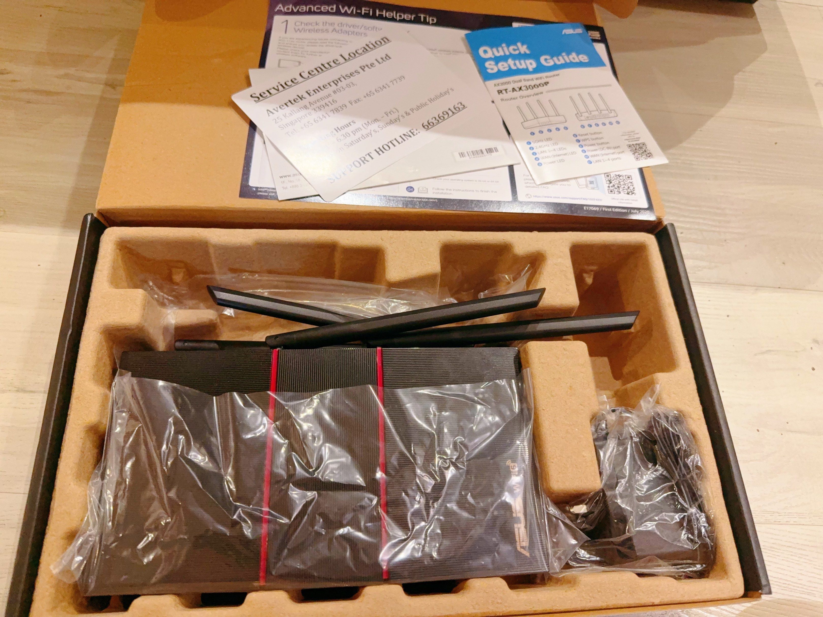 ASUS ROUTER RT-AX3000P450510095291535361