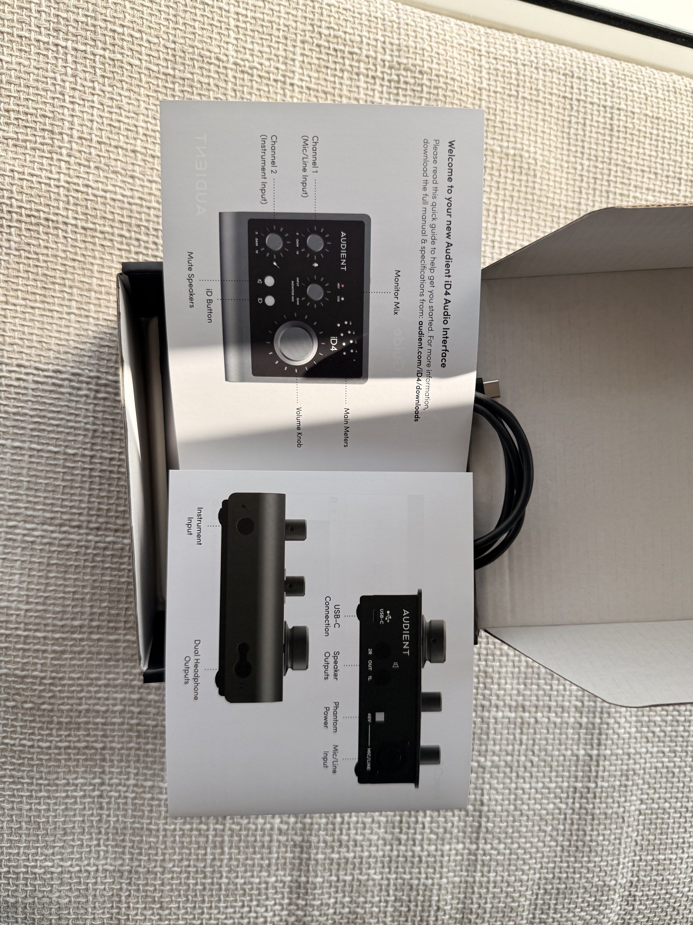 Audient iD4 USB Audio Interface - Like New65561105464835111