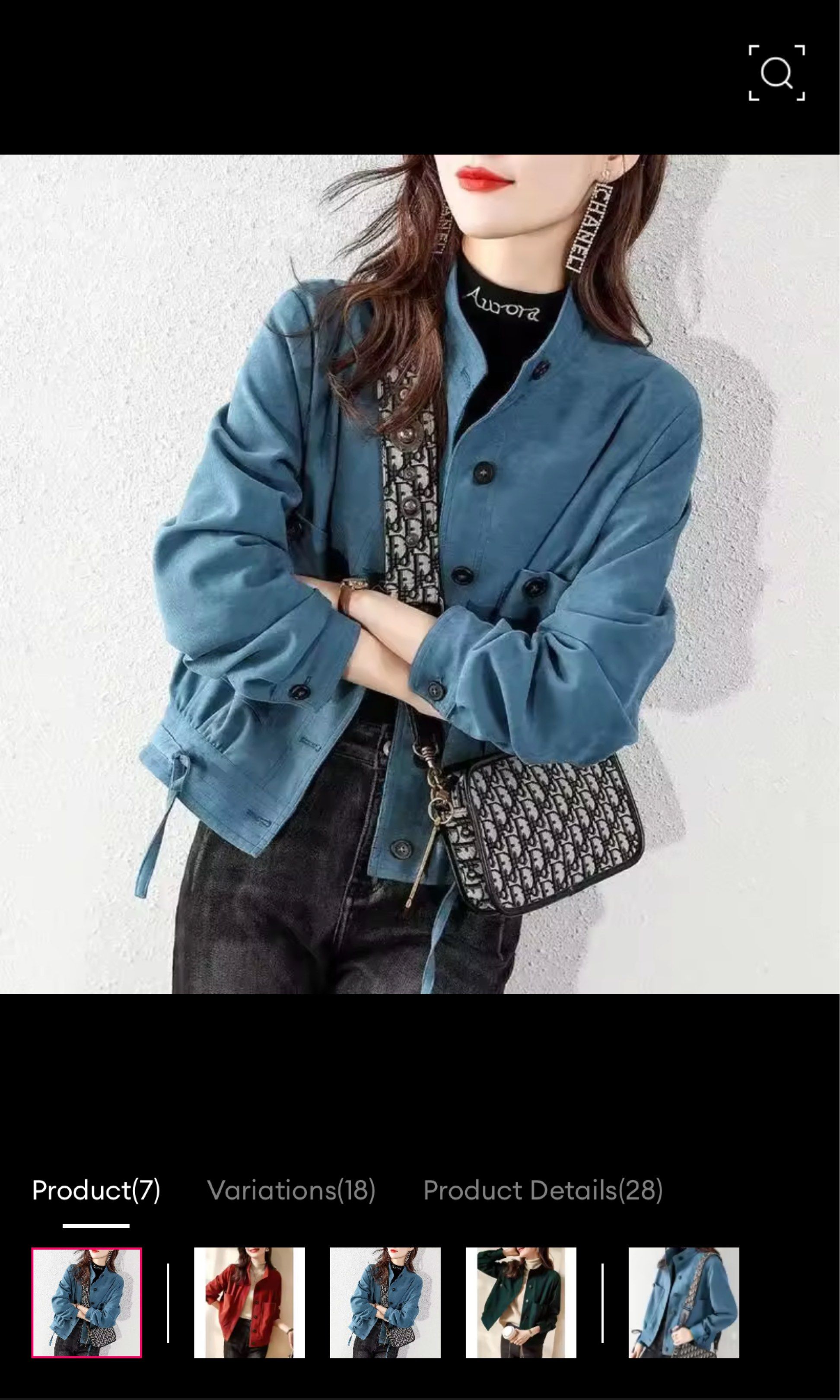 Blue Corduroy Jacket (Category: Coats, Jackets and Outerwear) located in Manila. Submitted by cococrunch13 (Listing ID 1420207699, Image 3). Description: Bought in blue app Xl - Blue corduroy jacket - Stand-up collar - Button-down closure - Two front pocketed - Drawstring hem - Long sleeves - Solid color - Versatile style B.