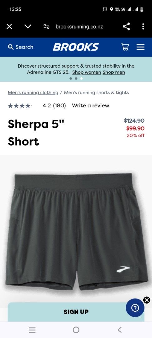 Brooks Sherpa 5" Running Shorts (Category: Activewear) located in Imus. Submitted by ddlre.vibe.co. (Listing ID 1420256146, Image 3). Description: Brooks Sherpa 5" Shorts Excellent condition Like new W32/34 | L15 With tag Gel pockets both sides With one zipper pocket Drawstring Super minimal flaw in Logo 📩 Pm for more details 📍 Imus Cavite 👉🏽 Follow for more updates 👕 DDL kicks thrift.