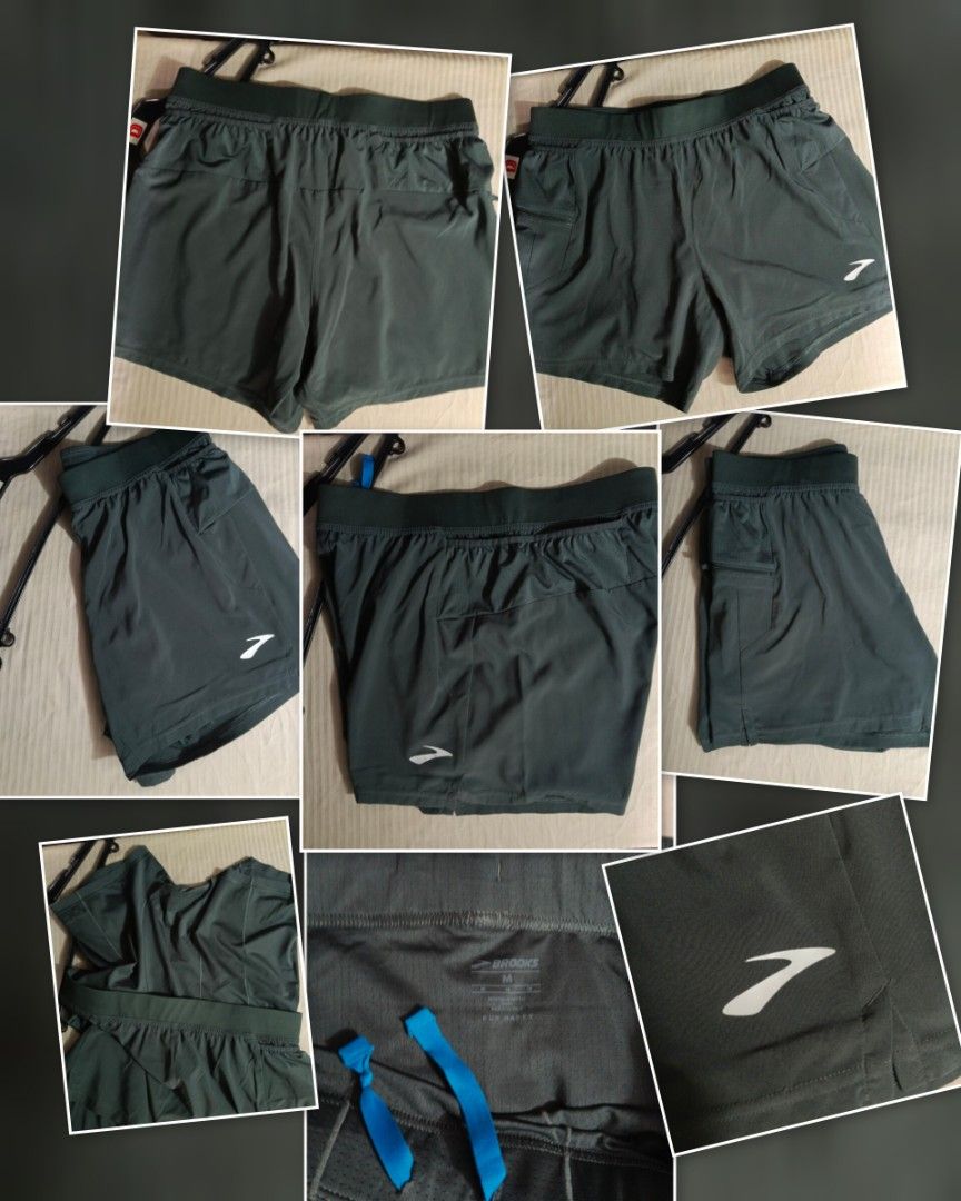 Brooks Sherpa 5" Running Shorts (Category: Activewear) located in Imus. Submitted by ddlre.vibe.co. (Listing ID 1420256146, Image 2). Description: Brooks Sherpa 5" Shorts Excellent condition Like new W32/34 | L15 With tag Gel pockets both sides With one zipper pocket Drawstring Super minimal flaw in Logo 📩 Pm for more details 📍 Imus Cavite 👉🏽 Follow for more updates 👕 DDL kicks thrift.