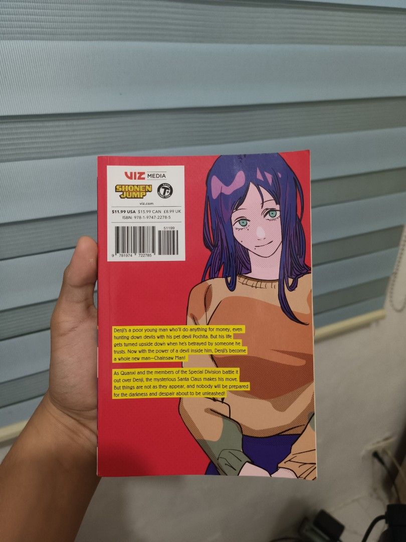 Chainsaw Man Volume 8 (Category: Comics & Manga) located in Dasmarinas. Submitted by onlyizzylol (Listing ID 1420288515, Image 3). Description: chainsaw man volume 8 manga ! - used for display for awhile - minor yellowing - from national bookstore dm for more details mop - gcash meetup- sm dasma loc - dasma cavite manga chainsaw man csm.