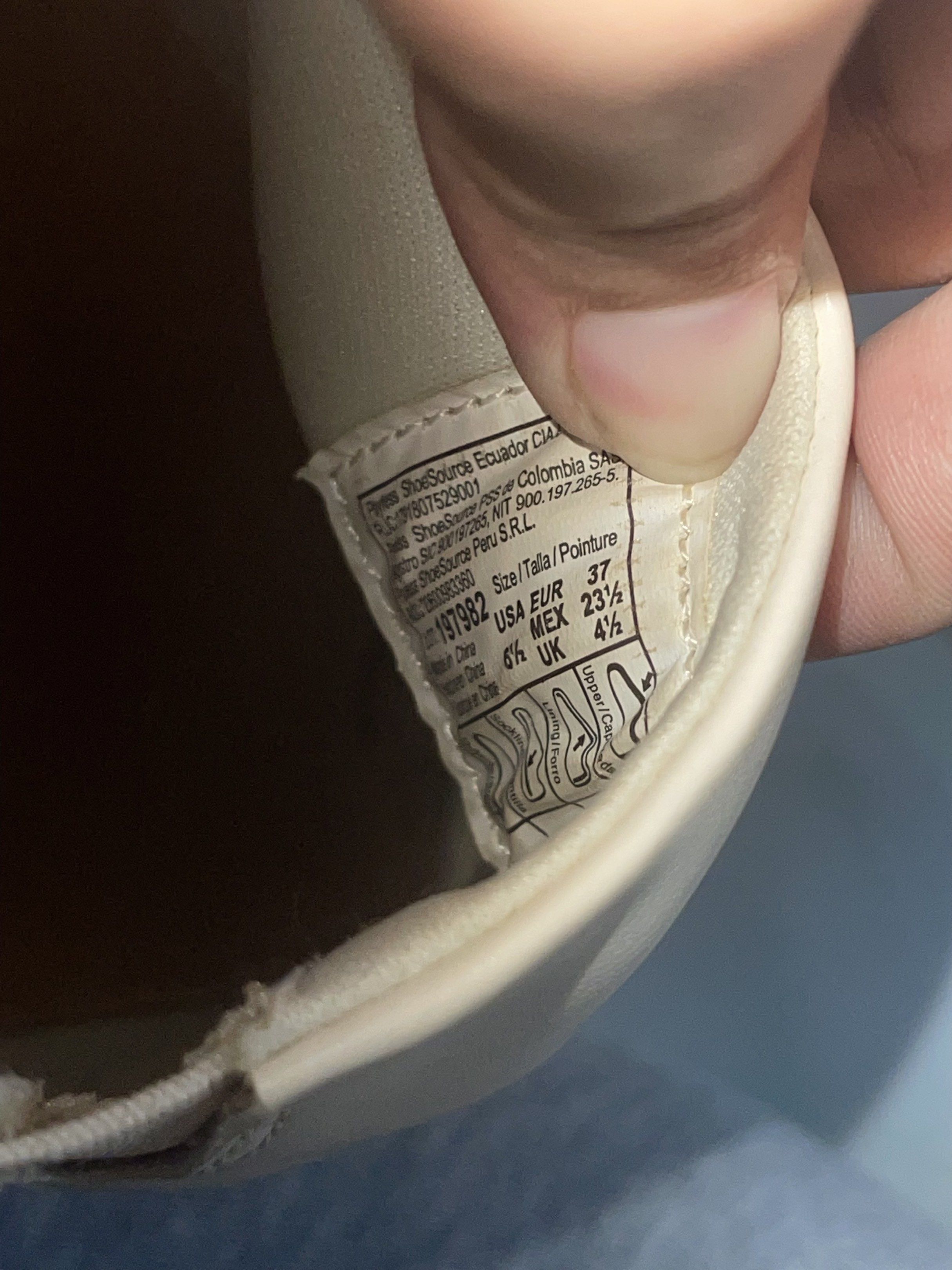 Comfort Plus Slip-on Shoes - Size 37 (Category: Heels) located in Quezon City. Submitted by ssellingpreloveditems (Listing ID 1420349306, Image 2). Description: Comfort Plus slip-on shoes in cream color. The shoes have a rounded toe and elastic side panels for easy wear. The size is EUR 37, USA 6.5, and UK 4.5. The shoes come with their original box. RFS: too big for me. Back to shoes that fits with shoe laces. .