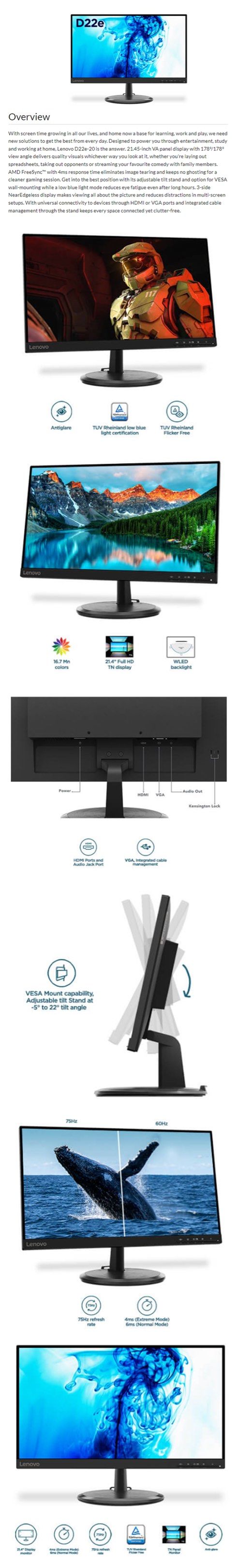 Computer Monitor (Category: Monitor Screens) located in Bulacan. Submitted by iamayish (Listing ID 1420158825, Image 2). Description: Selling Computer Monitor ( Lenovo Brand ) Almost new ( without box ) 21.45 Screen dimension 1920x1080 resolution 75hz refresh rate PRICE RATE IS NEGOTIABLE .