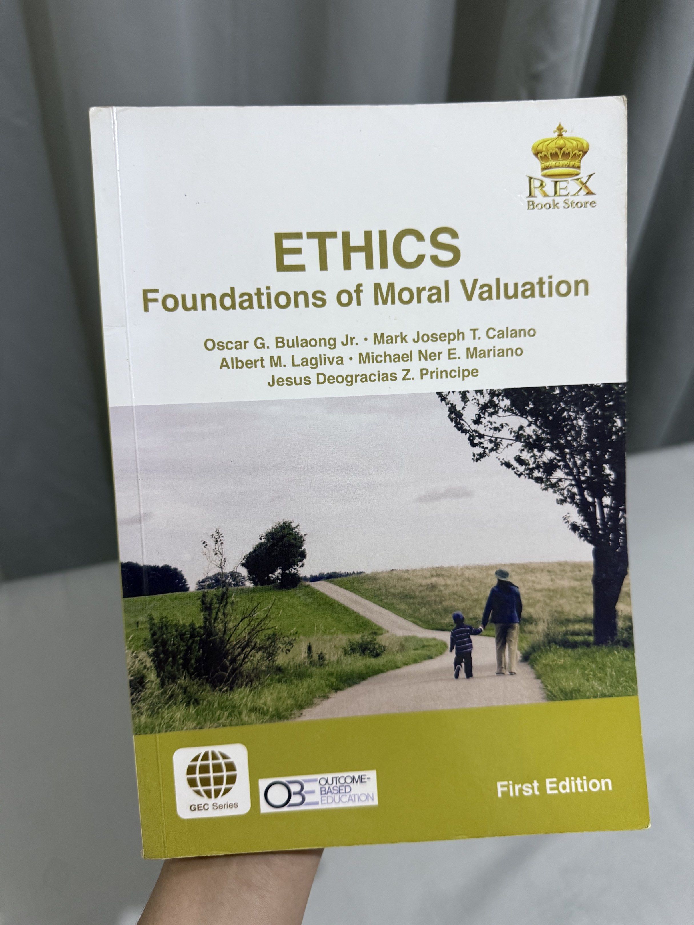 Ethics: Foundations of Moral Valuation - First Edition (Category: Textbooks) located in Mansalay. Submitted by declutterandco (Listing ID 1420249399, Image 1). Description: .