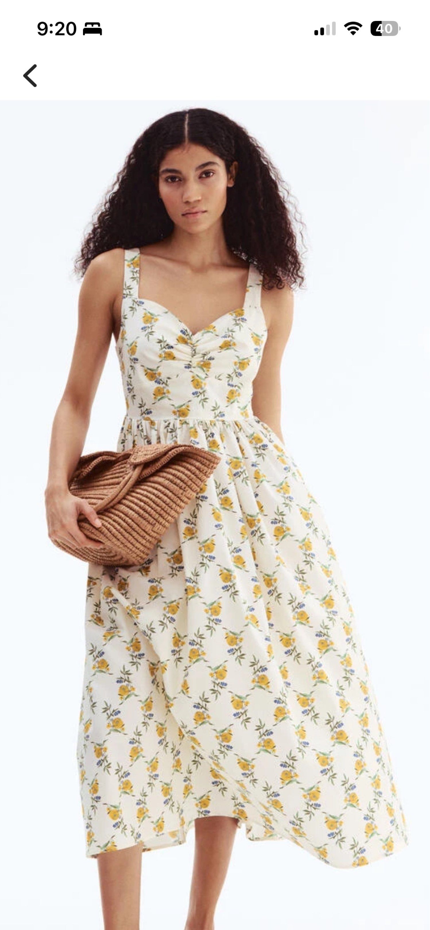 Floral Midi Dress H&M (Category: Dresses) located in Marikina City. Submitted by getsnazzy7 (Listing ID 1420156726, Image 2). Description: 📍marikina/san juan originally bought at 1990 last price.