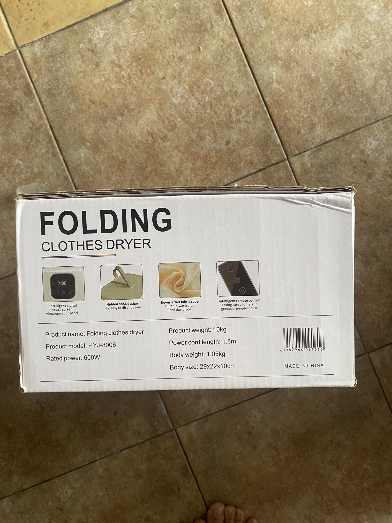 Folding Clothes Dryer HYJ-8006 (Category: Washing Machines and Dryers) located in Pasig City. Submitted by raspberryfurs (Listing ID 1420185244, Image 3). Description: .