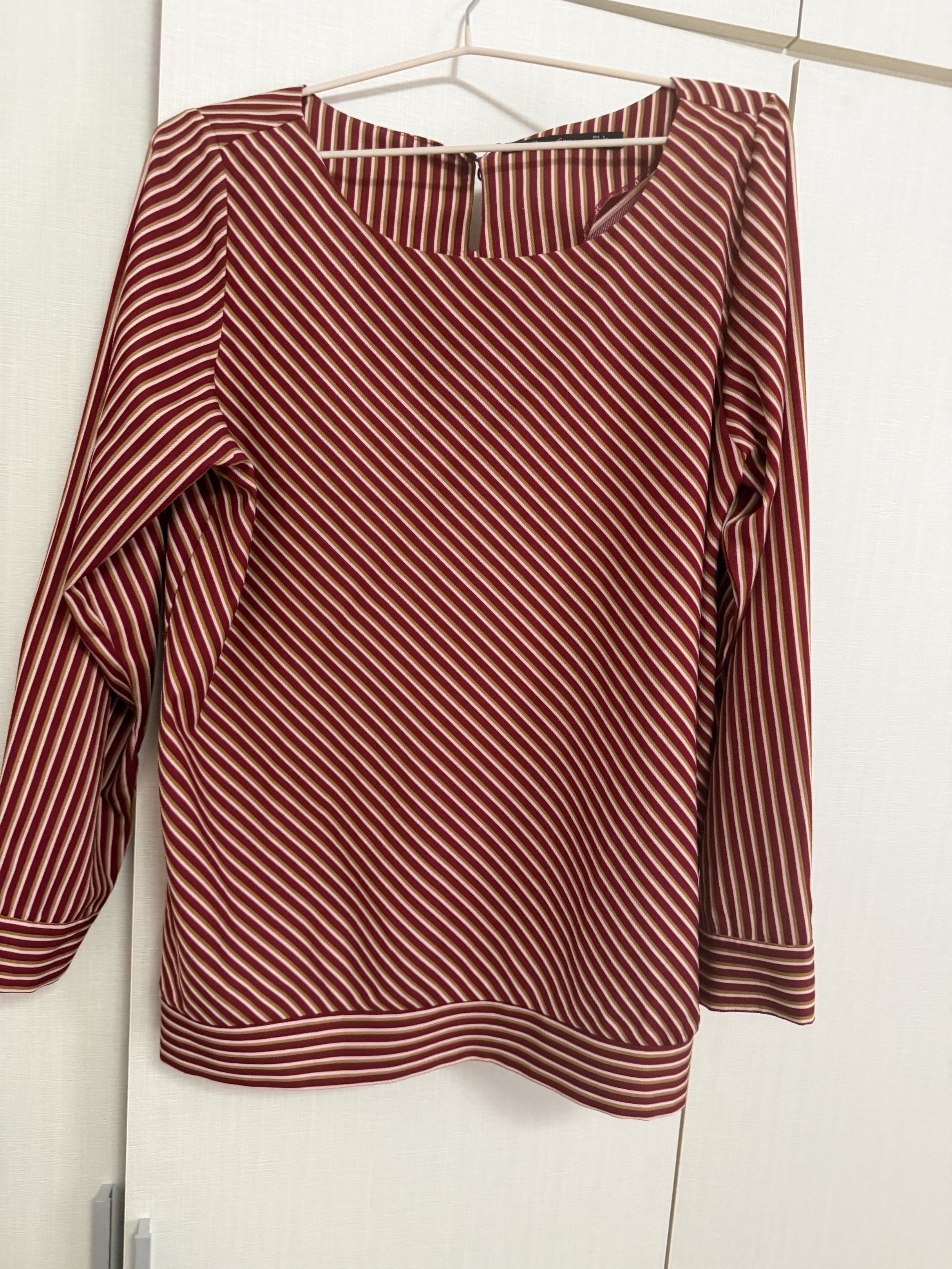 Forme Striped Long Sleeve Blouse (Category: Blouses) located in Manila. Submitted by cococrunch13 (Listing ID 1420208635, Image 1). Description: For me .