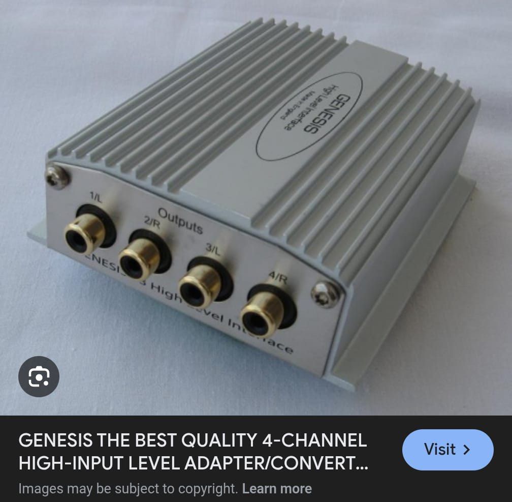 Genesis High Level Interface - Made in England65561104805505113