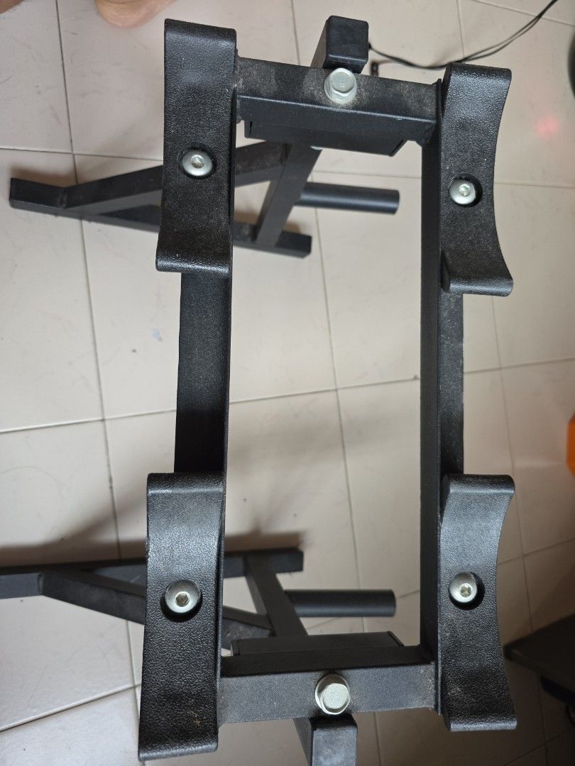 Heavy Duty Weight Rack, Sports Equipment, Exercise & Fitness, Weights ...