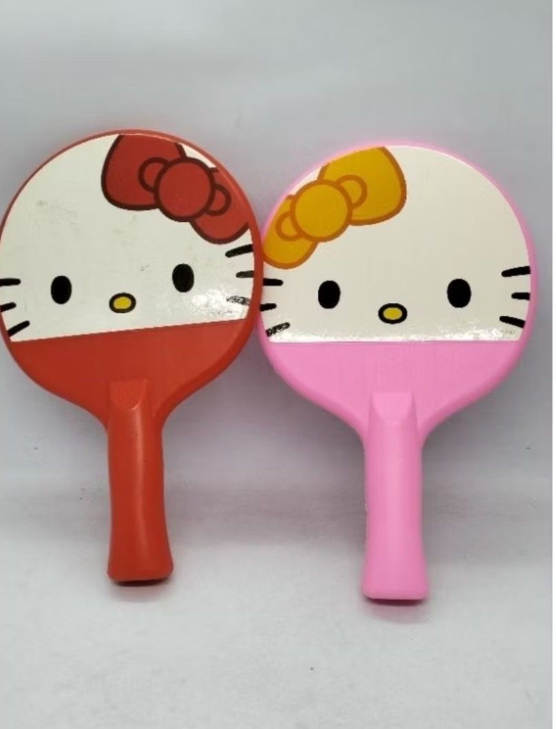 Hello Kitty Handheld Plastic Racket set (2pcs) (Category: Mirrors) located in Baguio. Submitted by toys_of_yesteryear (Listing ID 1420315684, Image 1). Description: 📌loc. Baguio 📌Actual photos posted, check all photos before buying. 📌This item is NOT new so manage your expectations 📌Reasonable price posted, lowballers will be ignored / ridiculous offers auto declined. 📌No holds , No reservation 📌MoP: Gcash 📌MoD: J&T - Adorable Kitty plasti
