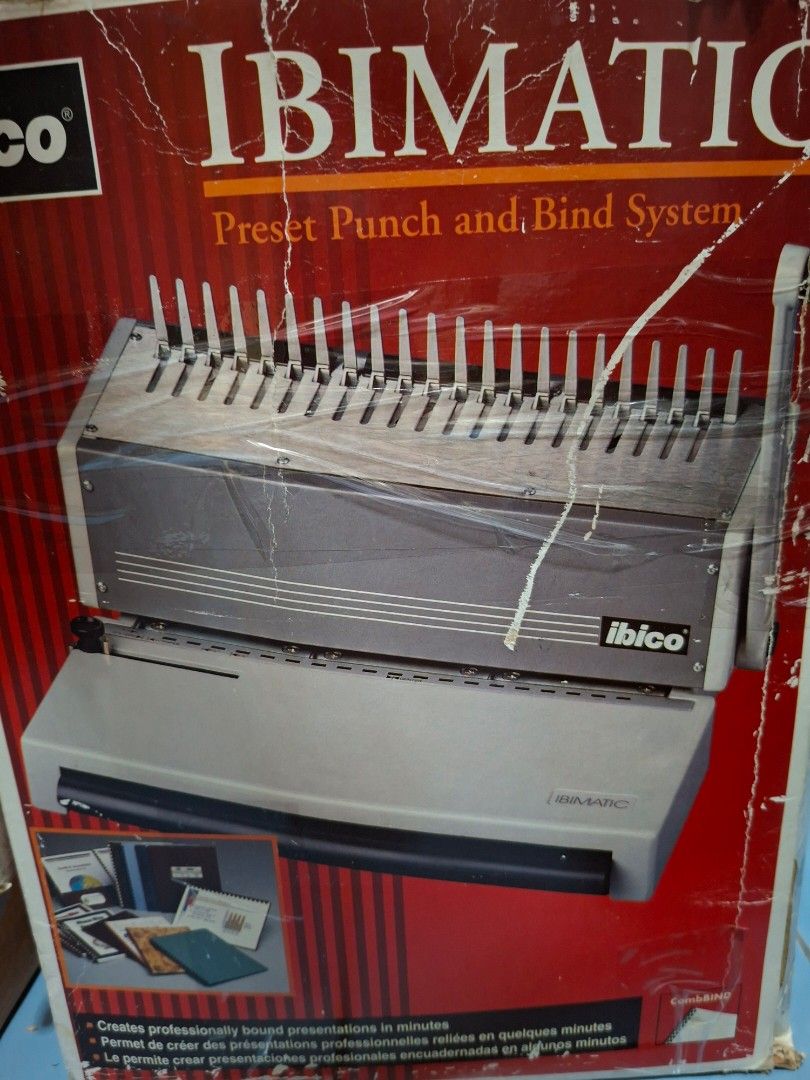 Ibico Ibimatic Preset Punch and Bind System449280628103598080