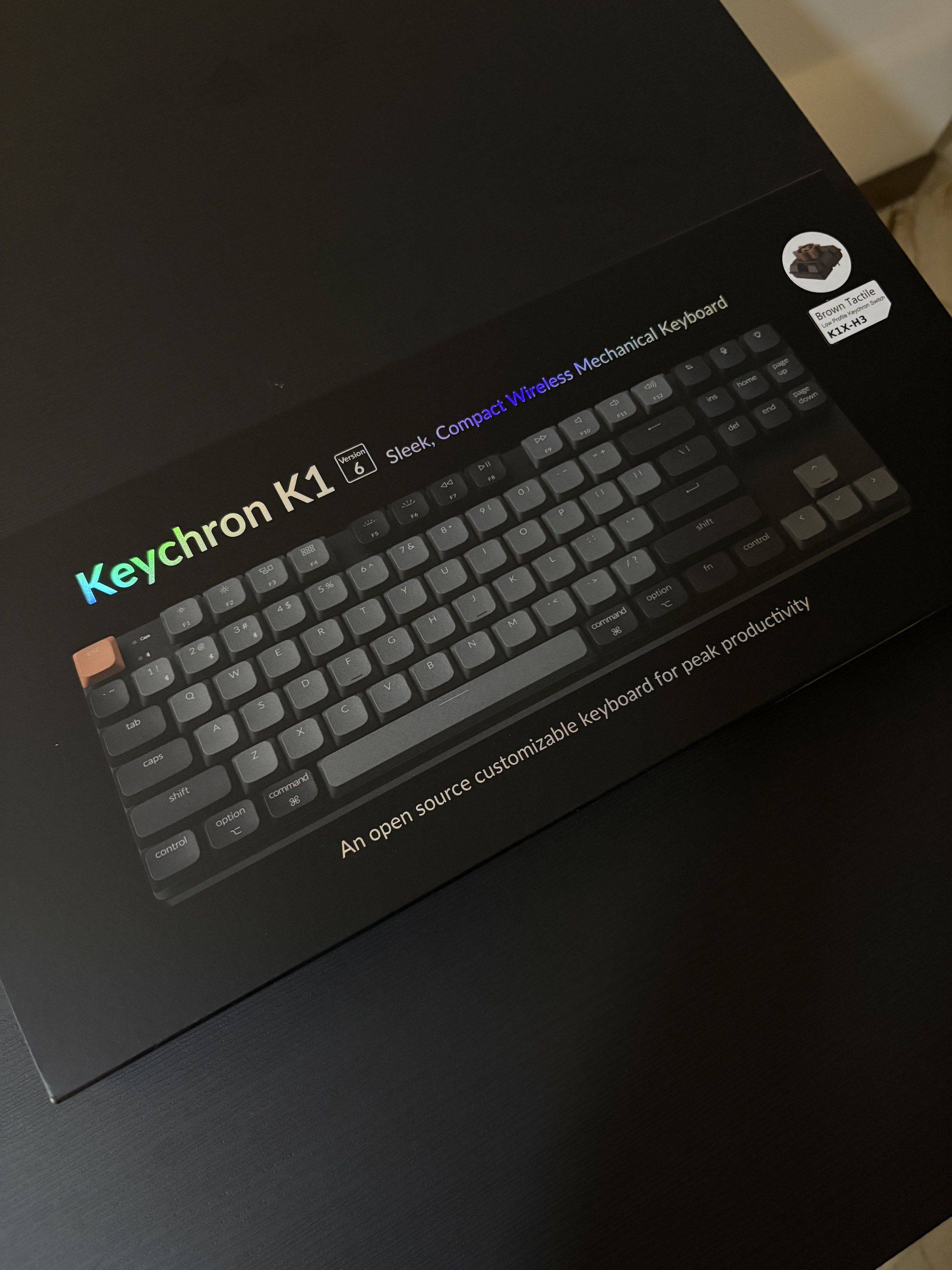 Keychron K1 QMK| Brown Switches473257628213585922