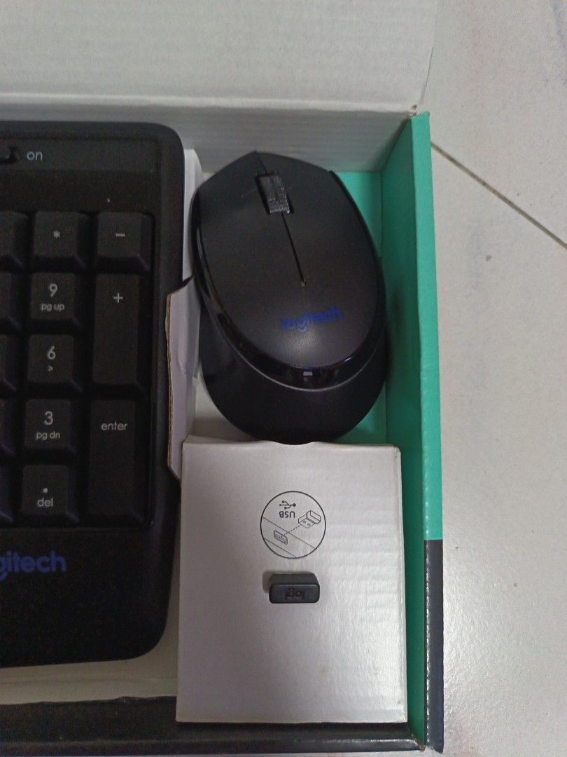 Logitech MK345 combo wireless usb keyboard and mouse449267000064747524