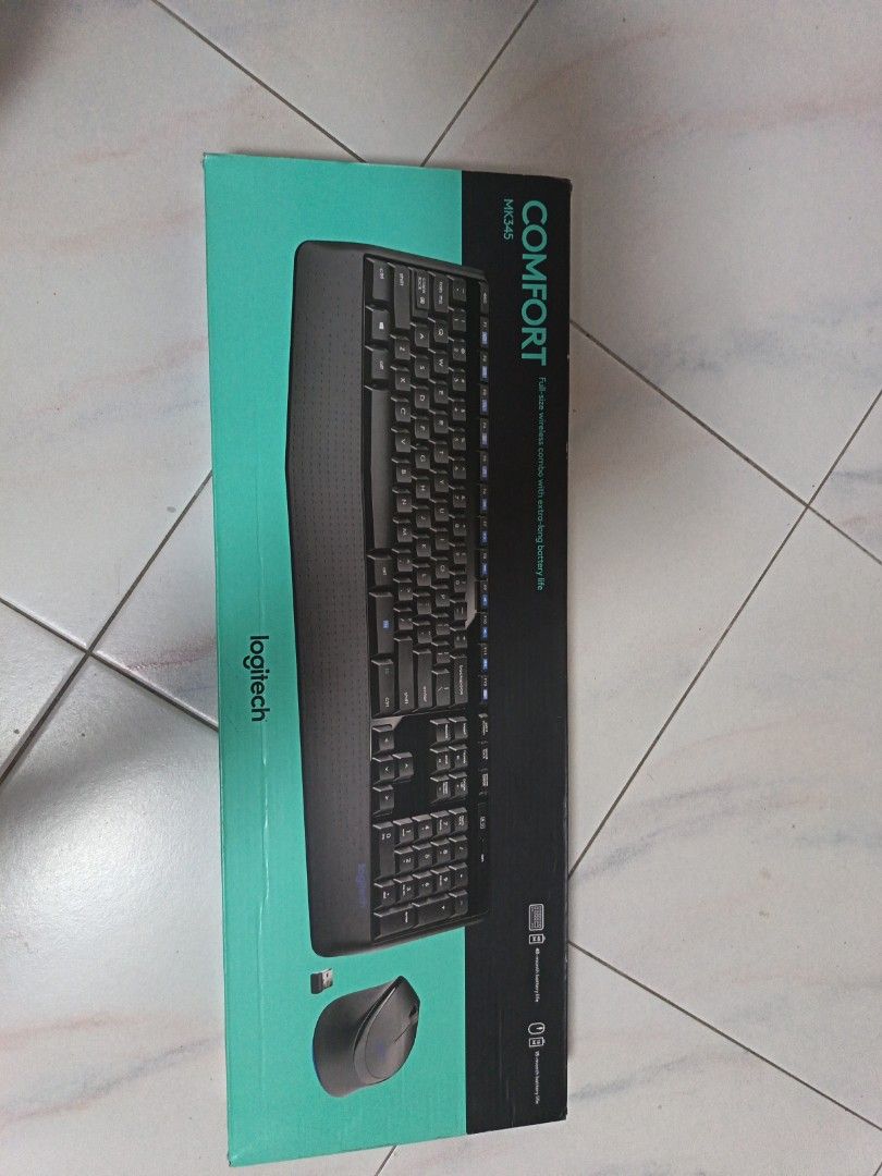 Logitech MK345 combo wireless usb keyboard and mouse449267000064747520