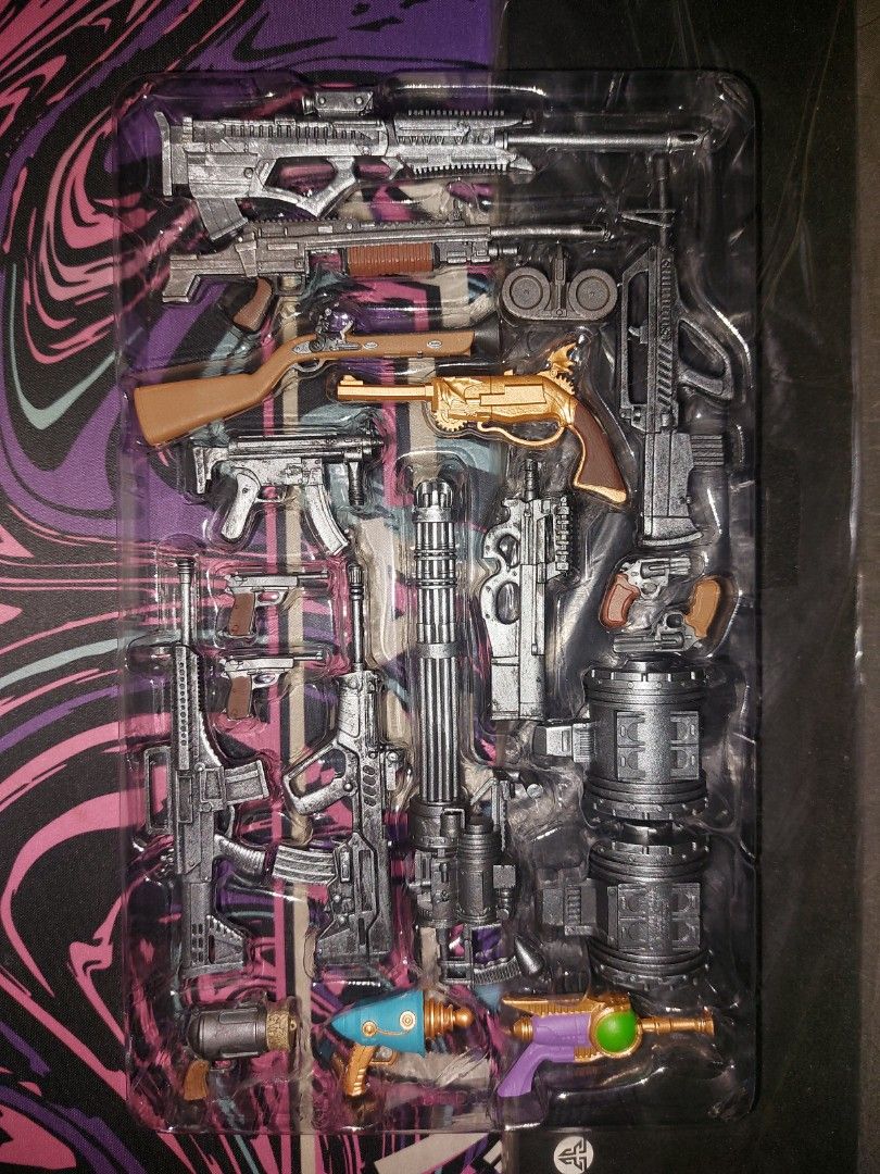 1/12 scale weapon packs -amazing yamaguchi & MacFarlane (Category: Figurines & Statues) located in Makati City. Submitted by shabalsdeep (Listing ID 1420254681, Image 2). Description: Rfs - in need of extra funds for medical expenses ✅ All in good condition ✅ Never displayed ✅ Will provide more photos once deal is made ‼️ Buyer shoulders delivery fee ‼️ prices are firm so please don't ask for last price 🙇🏻 🚫 No meet ups 💵 SRP: 🤖 Mcfarlane de