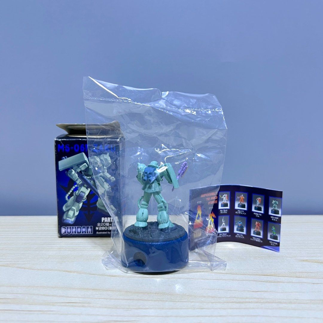Mobile Suit Gundam Sharpener Collection MS-06F Zaku 6cm (dented box) - Php 250 (Category: Gundam & Model Kits) located in Davao. Submitted by pandorastoybox (Listing ID 1420279392, Image 2). Description: Mobile Suit Gundam Sharpener Collection MS-06F Zaku 6cm (dented box) - Php 250.