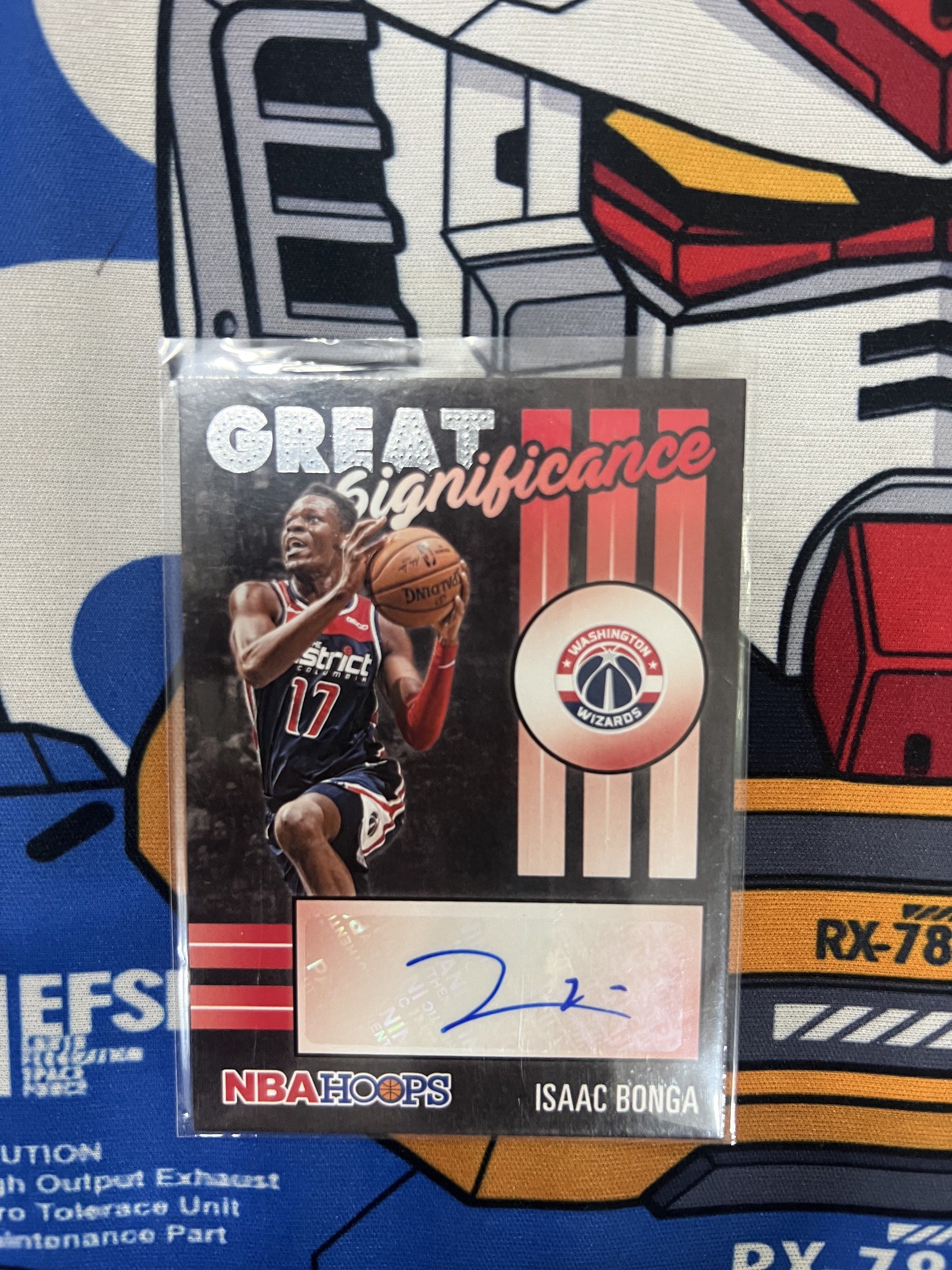 NBA Hoops Isaac Bonga Autograph Card (Category: Raw Singles) located in Taguig. Submitted by tigernbunnytcg. (Listing ID 1420239932, Image 1). Description: Near Mint- Lightly Played Taguig Area. Buyer shoulder sf. Possible Meetup. *Top-loader, Sleeve, Freebies Included.⭐️.