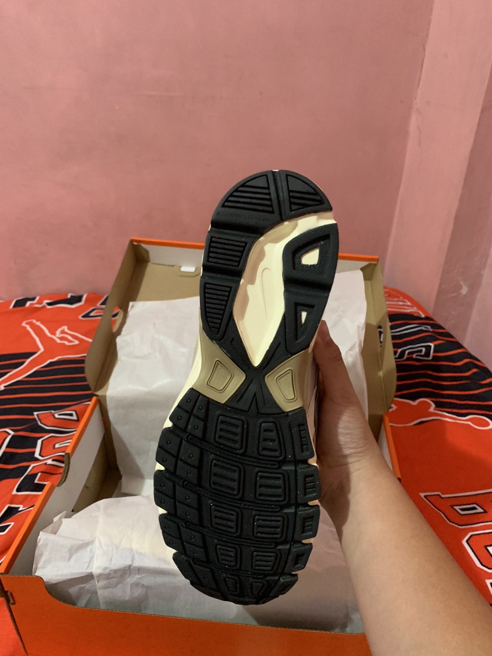 Nike Initiator Light Bone Cargo Khaki (Category: Sneakers) located in Quezon City. Submitted by smokeyizcool (Listing ID 1420250857, Image 3). Description: - Nike Initiator BNEW never been used - Colorway: Light bone/Cargo Khaki - Size: US 10.5 - Sto, . Domingo church QC loc .