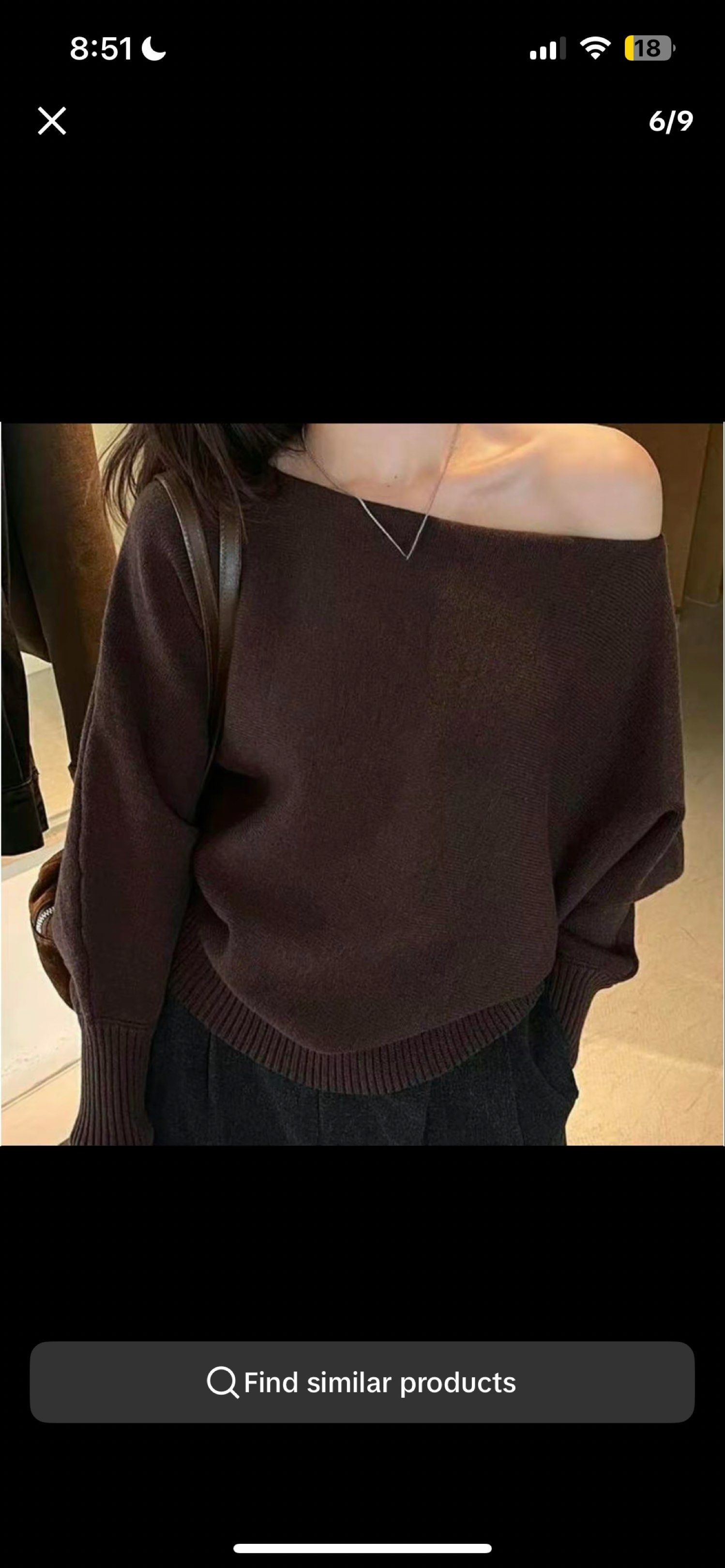 Off-Shoulder Sweater (Category: Longsleeves) located in Cebu City. Submitted by elle.db (Listing ID 1420291563, Image 1). Description: Brown P200 (SOLD) White P200 Buy Both P300 -Off-shoulder design - Relaxed fit - Long sleeves - Ribbed hem and cuffs - Available colors: Brown, Offwhite/khaki - Soft and comfortable material - Ideal for casual and stylish outfits - NEVER USED. WASHED ONLY..