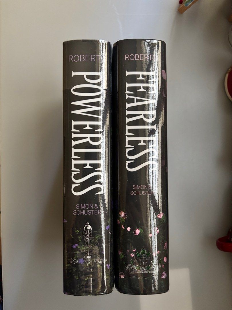 Powerless & Fearless (HC) by Lauren Roberts (Category: Storybooks) located in Manila. Submitted by dtly08 (Listing ID 1420167087, Image 2). Description: ⤷ Powerless & Fearless (HC) by Lauren Roberts — Hardcover — Powerless (₱850), Fearless (₱950) — Unsealed & Unread but wrapped in plastic book cover — Powerless has a bit yellowing on the pages — Powerless from fully booked; Fearless from Amazon — mop: gcash — loc: manila — mod: sdd (grab, lalamov
