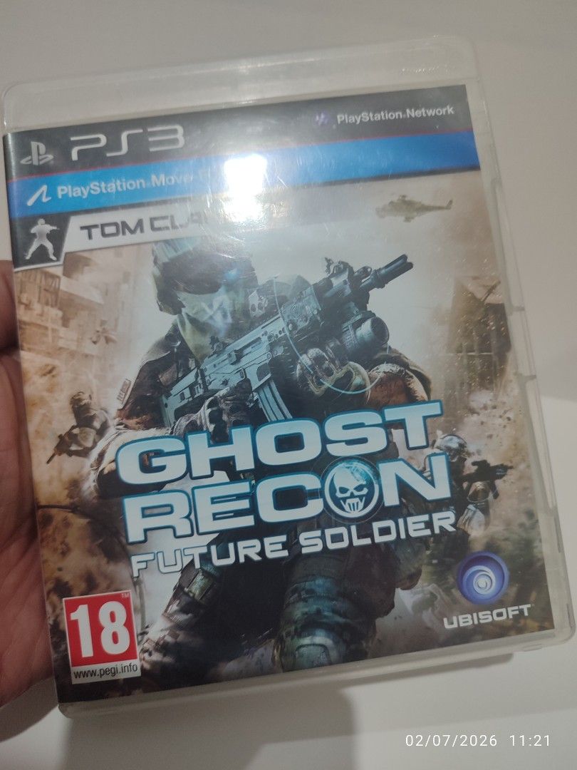 PS3 - Ghost Recon: Future Soldier (PRE-LOVED) "EU" (Category: PlayStation) located in Mendez-Nunez. Submitted by sf2_gameshop (Listing ID 1420186392, Image 2). Description: PLEASE READ IMPORTANT NOTE: The text on the covert art and game manual is in German. However, the gameplay, voice and in-game text are fully in English. CONDITION: A pre-loved item, in very good condition. Tested working. Game manual & inserts are included. GENRE: Tactical sho