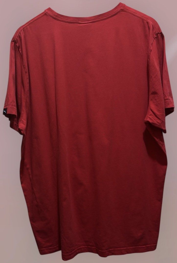 Puma Red T-shirt XXL (Category: Tshirts & Polo Shirts ) located in Manila. Submitted by aj-thrifter (Listing ID 1420227065, Image 2). Description: - Red Puma T-shirt - Size: XXL - Crew neck and short sleeves - Blue and white Puma logo on the front - Plain red back - Made of soft, breathable fabric - Dimension: 24/29.