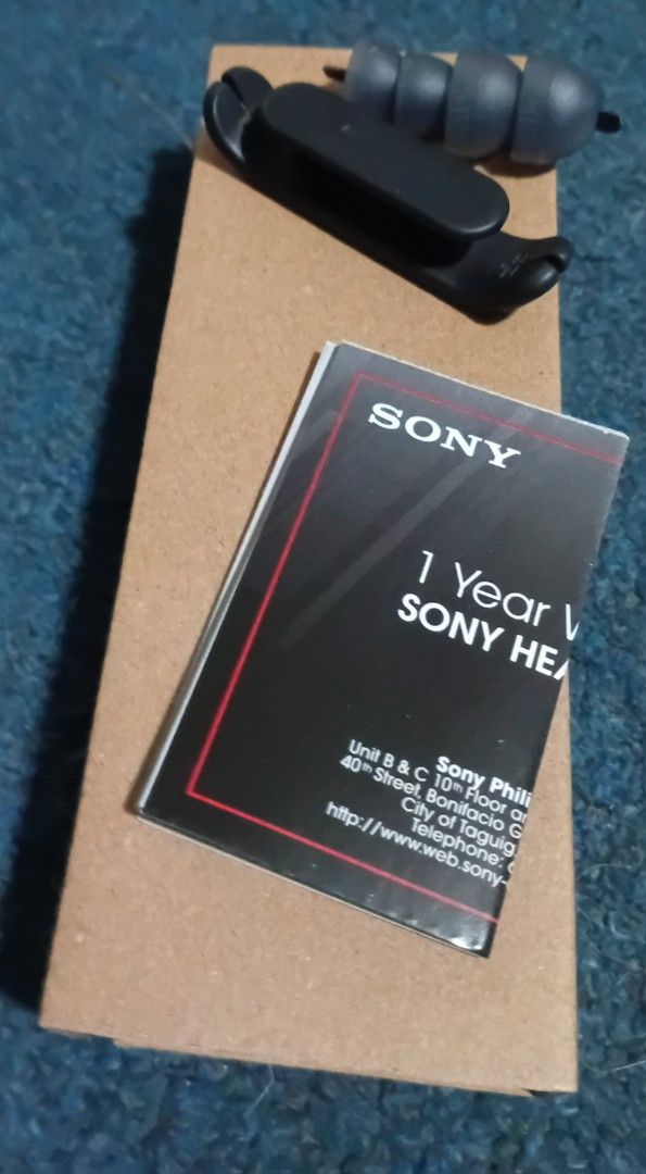 Sony IER-EX15C Type-C Earphones (Category: Earphones) located in Manila. Submitted by luckyfox-3a3e (Listing ID 1420322973, Image 3). Description: - Sony IER-EX15C earphones - Type-C connector - Includes original box, extra ear tips, and user manual - Color: Black.