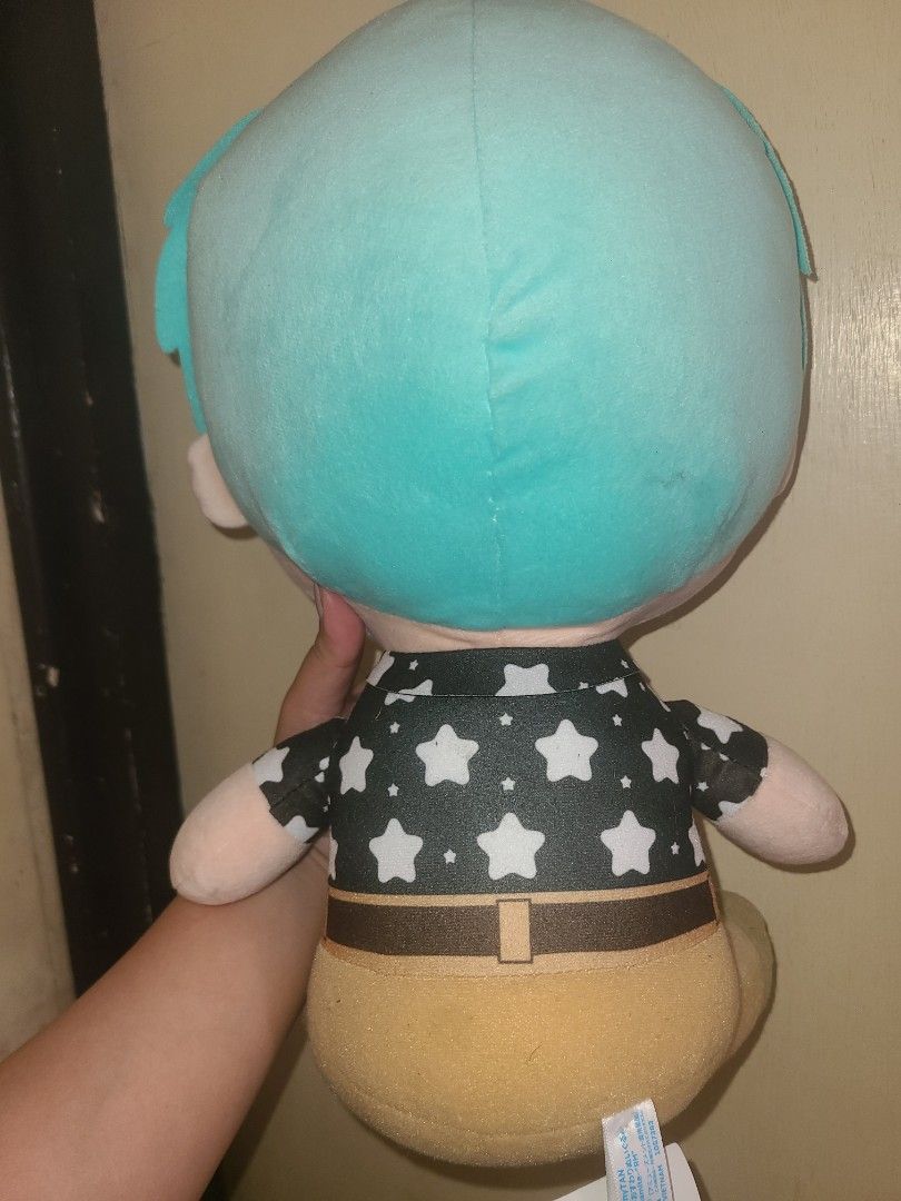 TinyTAN Dynamite Mega BIG Sitting Plush doll RM / Namjoon (Category: Plushies & Soft Toys) located in Caloocan City. Submitted by annik_annik (Listing ID 1420338506, Image 2). Description: This is an official Sega TinyTAN Mega Jumbo Sitting plush doll of the BTS member RM, in the "Dynamite" costume. It is an officially licensed product from Japan. The plush is designed in a sitting pose and features RM's outfit from the "Dynamite" music video. It
