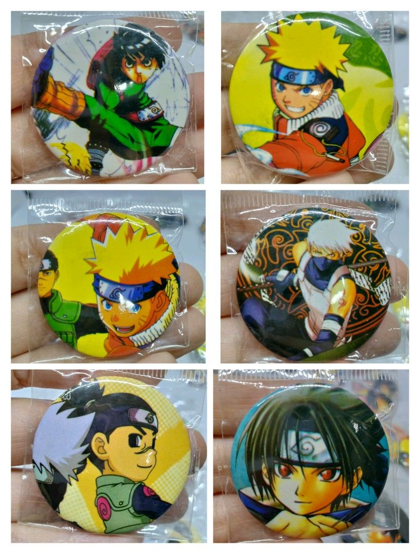 Unbranded Naruto Anime Button Pins (each) (Category: Character Goods) located in Baguio. Submitted by toys_of_yesteryear (Listing ID 1420320574, Image 1). Description: 📌loc. Baguio 📌Actual photos posted, check all photos before buying. 📌Reasonable price posted, lowballers will be ignored / ridiculous offers auto declined. 📌No holds , No reservation 📌Price: php30 each 📌MoP: Gcash 📌MoD: J&T - Naruto anime button pins - Features various chara