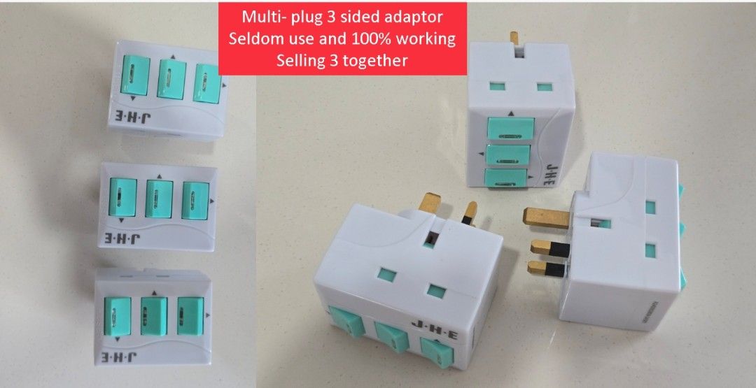 3-Sided Power Adapter - Seldom Used405996266901350400