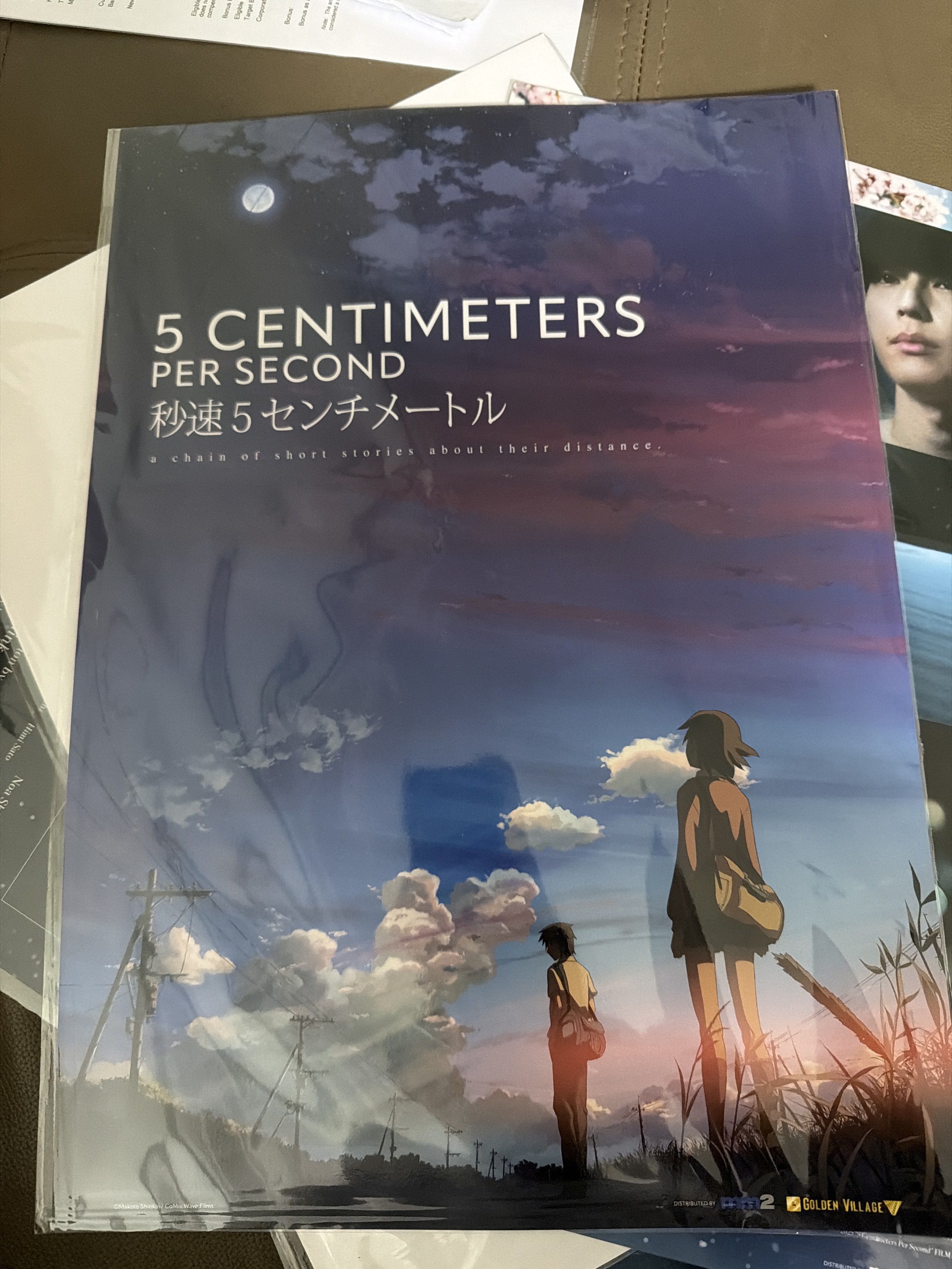 5 Centimeters Per Second Movie Poster, Hobbies & Toys, Memorabilia ...