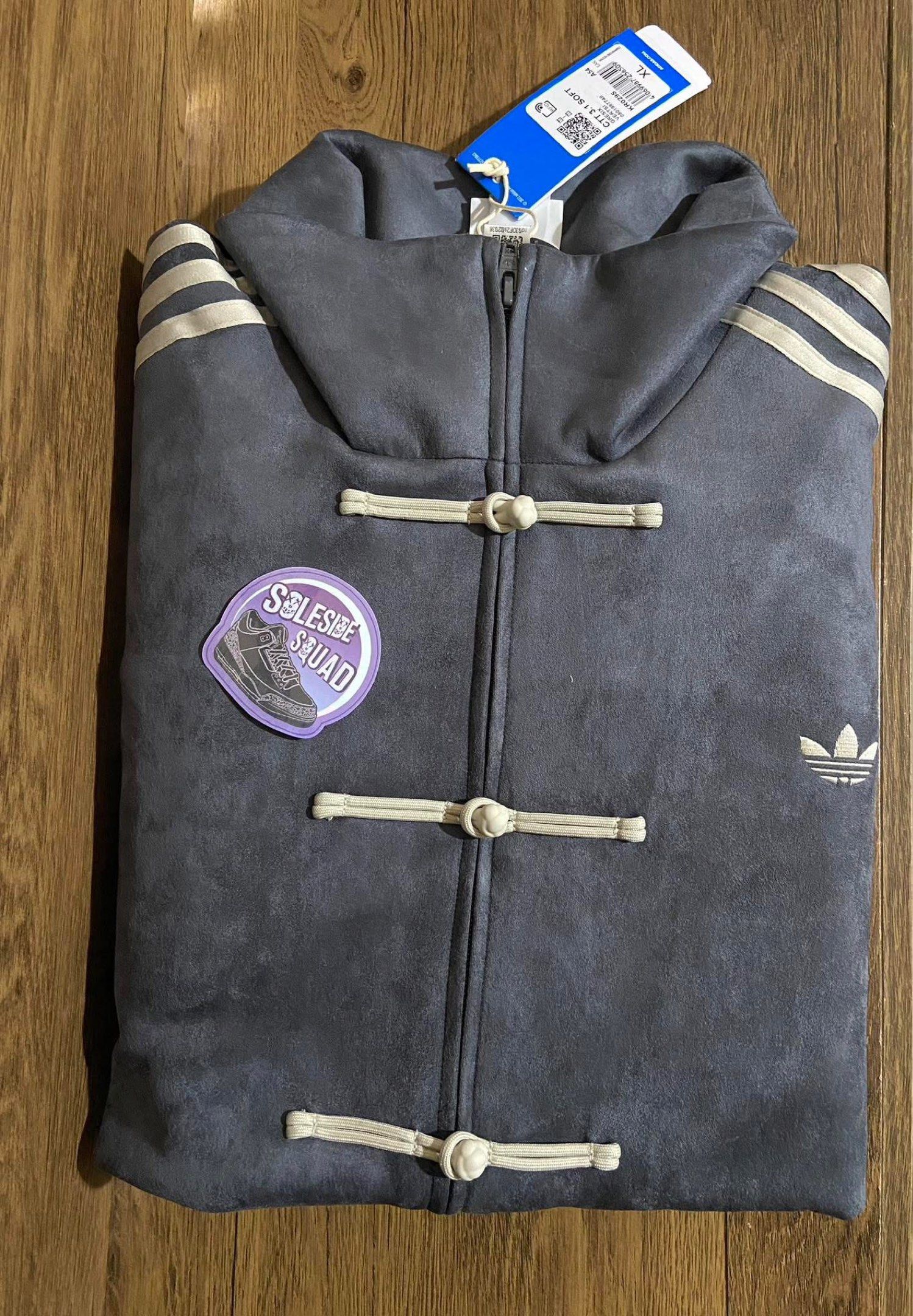 Adidas Chinese New Year Dark Grey (Category: Coats, Jackets and Outerwear) located in Manila. Submitted by cmlleee (Listing ID 1420439444, Image 1). Description: ON HAND Adidas CNY Jacket Dark Grey Size LARGE / XLARGE ₱ 11,800 each MOP: Gcash / Bank Transfer.