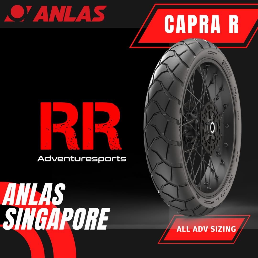 Anlas Capra R tire, Motorcycles, Motorcycle Accessories on Carousell