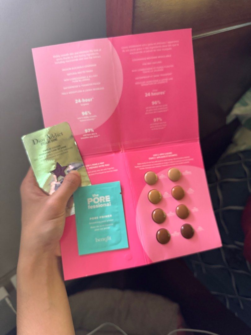 Benefit Porefessional Foundation & Dior Addict Sample (Category: Makeup) located in Pasig City. Submitted by beautyloversph (Listing ID 1420433166, Image 2). Description: Take all auth.