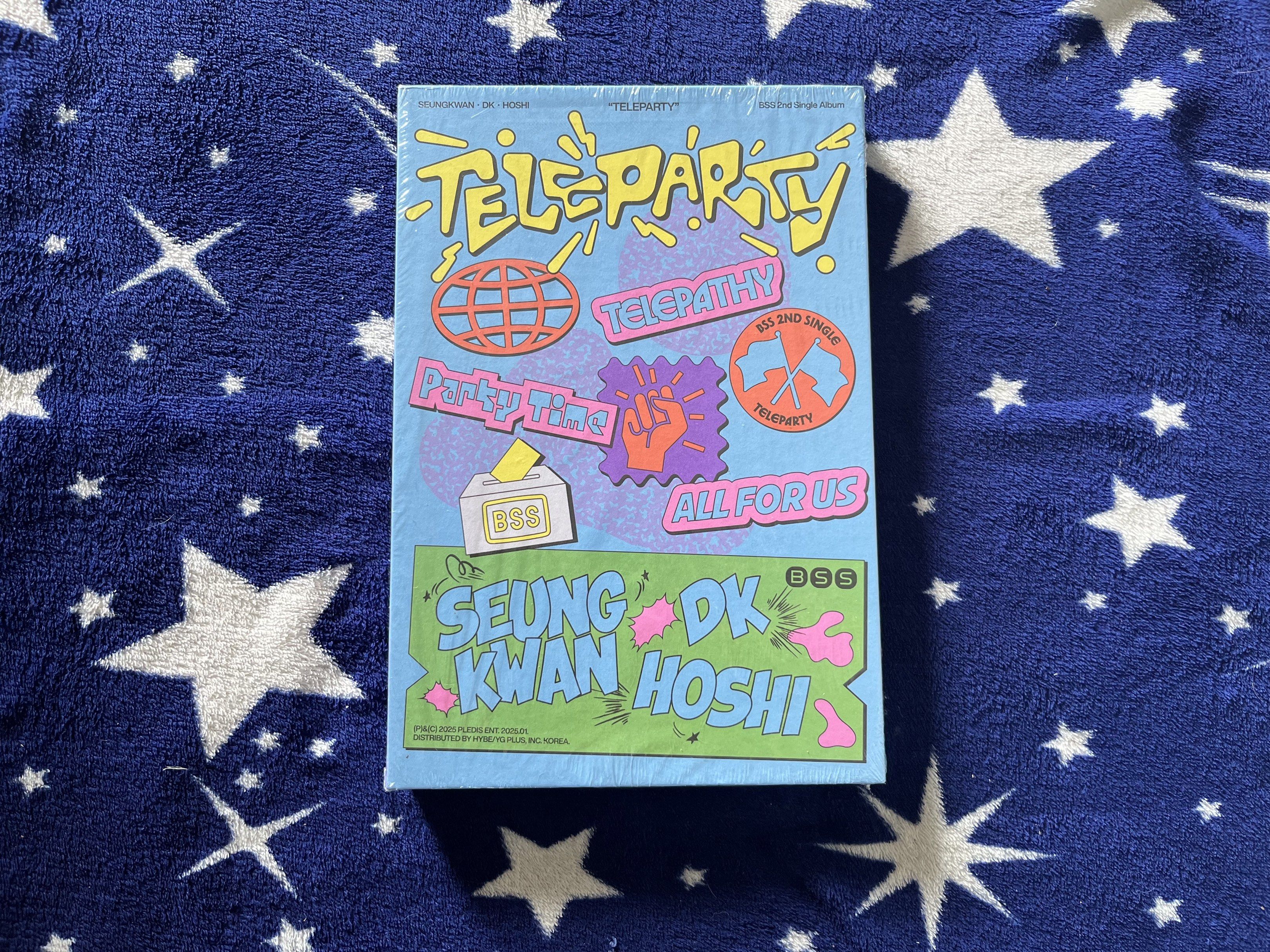 BSS 2nd Single Album - Teleparty (Category: CDs & DVDs) located in Batangas. Submitted by akemi.001 (Listing ID 1420506112, Image 1). Description: - BSS 'Teleparty' 2nd Single Album - Featuring Seungkwan, DK, and Hoshi - Includes the songs: 'Telepathy', 'Party Time', 'All For Us' - SEALED -ONHAND - x sensi.