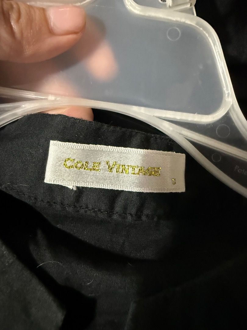 Cole vintage black dress (Category: Dresses) located in Paranaque City. Submitted by 10001thingstodeclutter (Listing ID 1420487107, Image 3). Description: Used but in good condition.