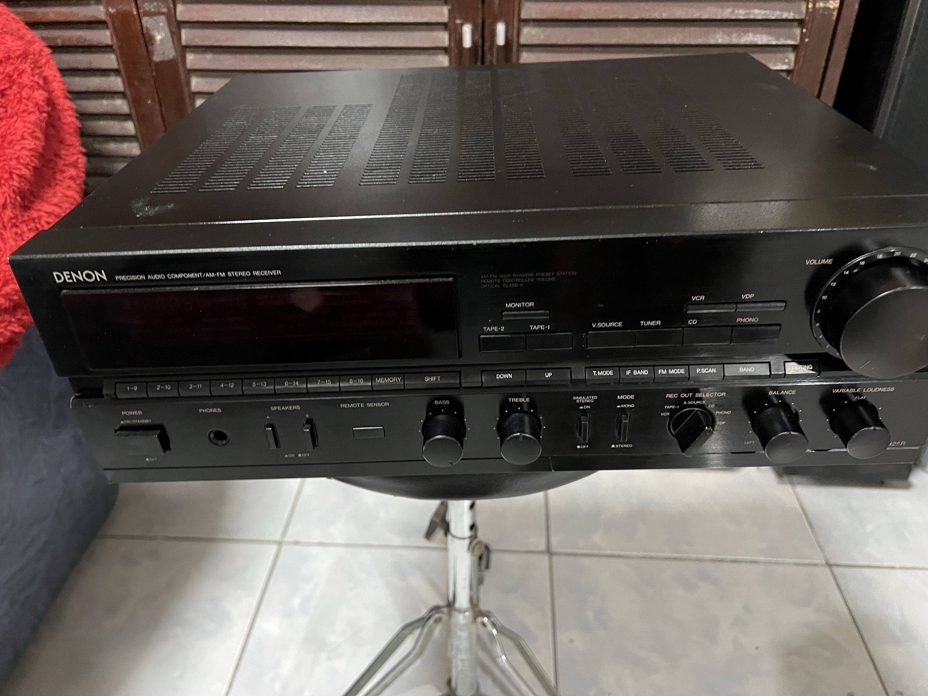 Denon DRA-825R Precision Audio Component Receiver (Category: Soundbars, Speakers & Amplifiers) located in Calamba. Submitted by proxima79 (Listing ID 1420433748, Image 3). Description: Denon DRA-825R is Vintage model and was one of their top of the line series. this High End model from 1989-1991, often described as an integrated amplifier It is known for using “Optical Class A” circuitry to minimize switching distortion. -Amplifier Design: Optica