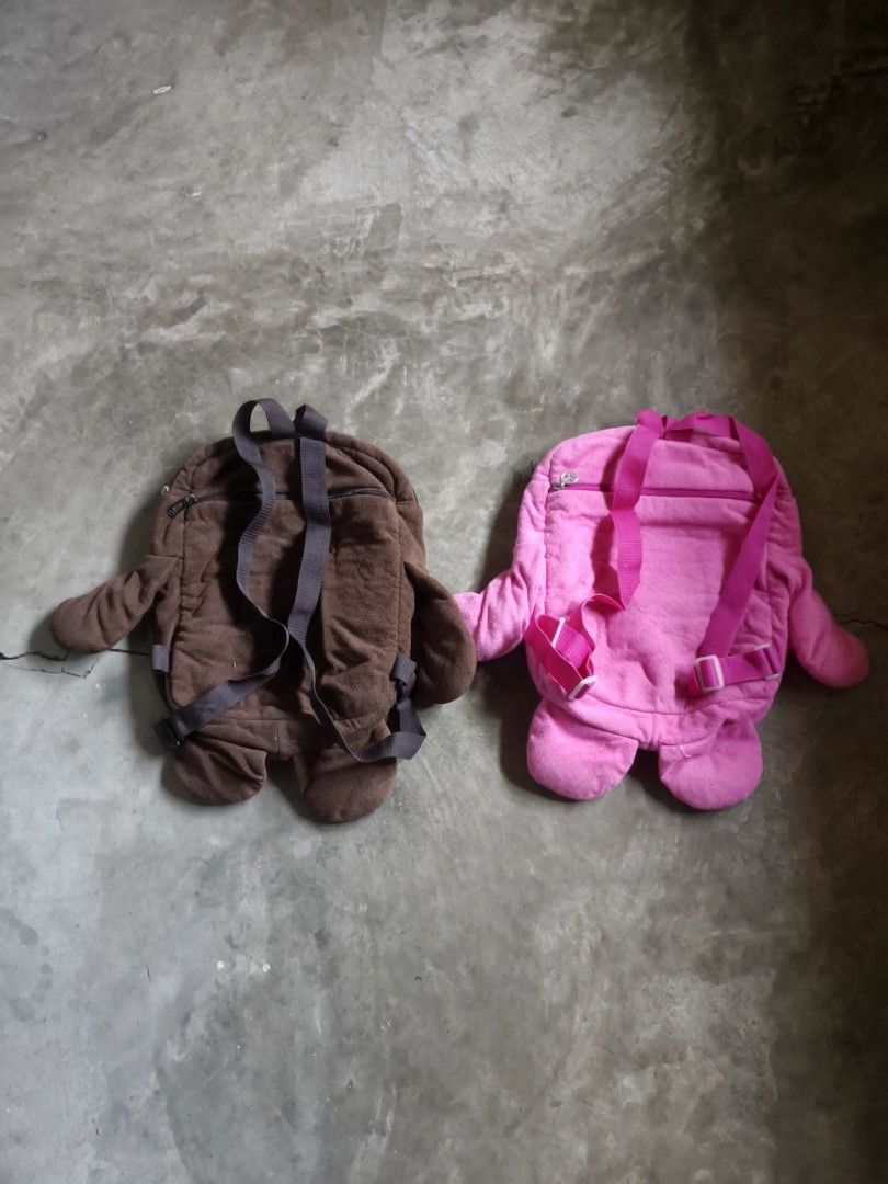 Domo-kun Backpacks - Brown and Pink (Category: Backpacks) located in Manila. Submitted by lodeddiper (Listing ID 1420375397, Image 2). Description: - Adorable Domo-kun backpacks - Available in brown and pink - Features a large, open mouth design - Adjustable straps for a comfortable fit - Cute, plush design with arms and feet.