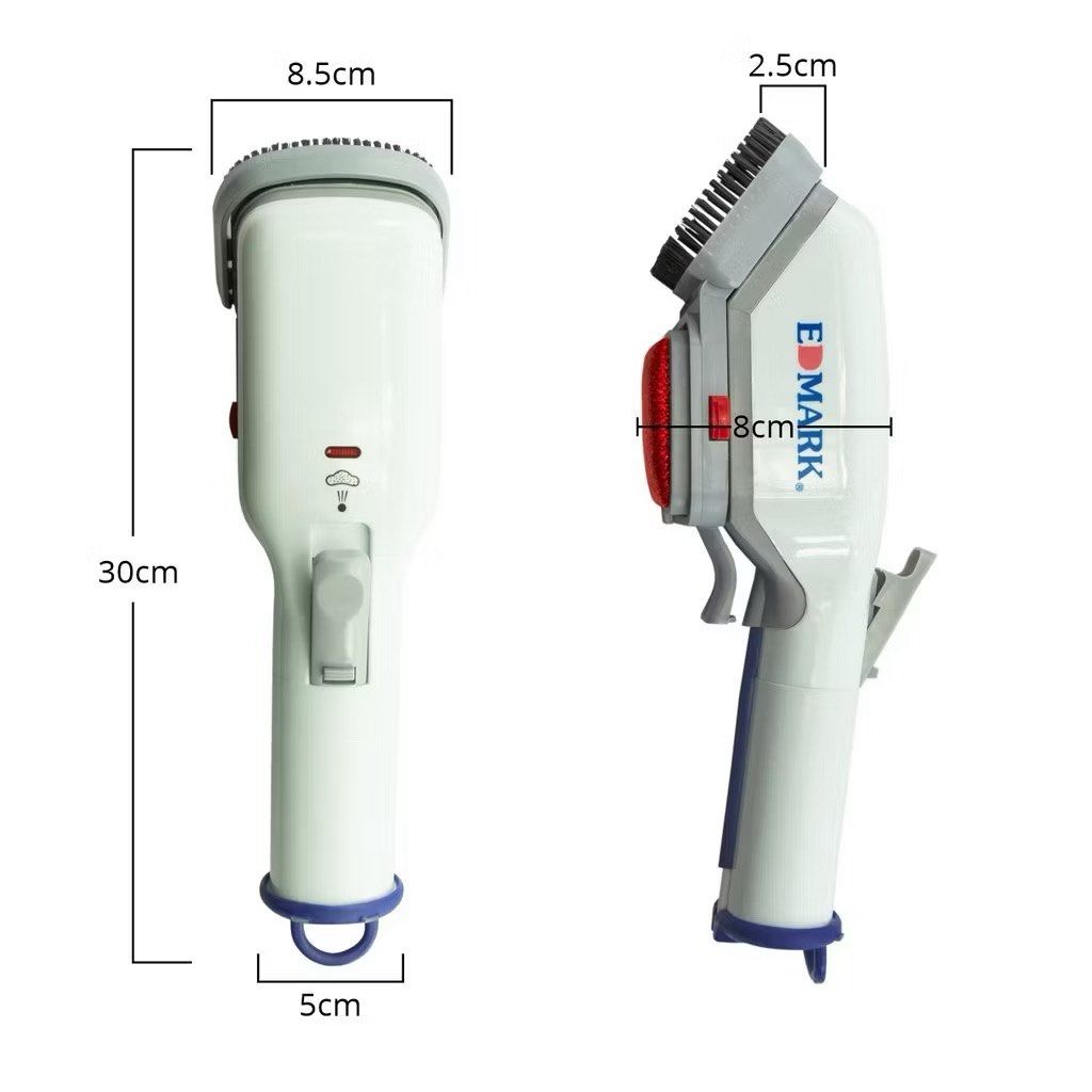 Edmark Multifunctional Steam Brush Pure White Light And Handy (Category: Irons & Steamers) located in Valenzuela. Submitted by hanahdave (Listing ID 1420490433, Image 2). Description: Used once or twice only. RFS: Decluttering; gifted with tefal steamed iron Bilhin niyo na, super half price na yan. .