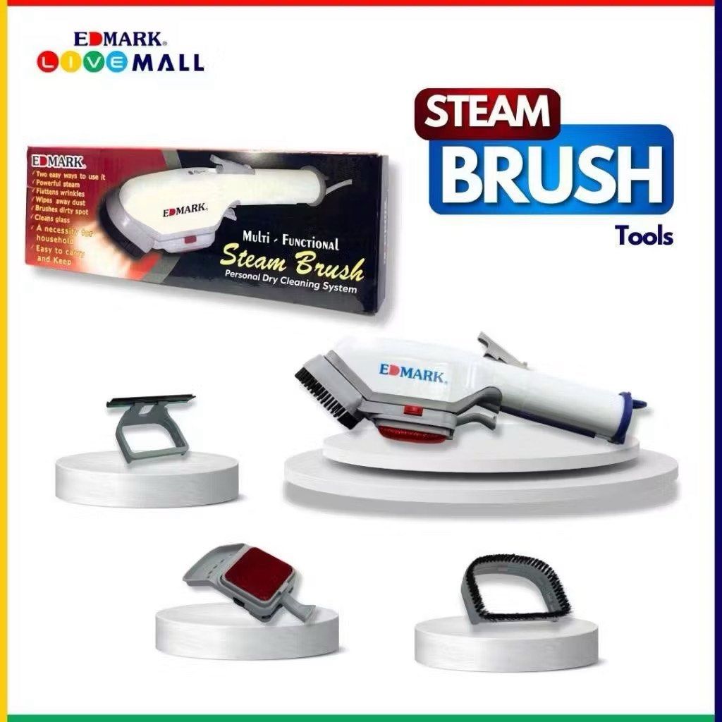 Edmark Multifunctional Steam Brush Pure White Light And Handy (Category: Irons & Steamers) located in Valenzuela. Submitted by hanahdave (Listing ID 1420490433, Image 3). Description: Used once or twice only. RFS: Decluttering; gifted with tefal steamed iron Bilhin niyo na, super half price na yan. .