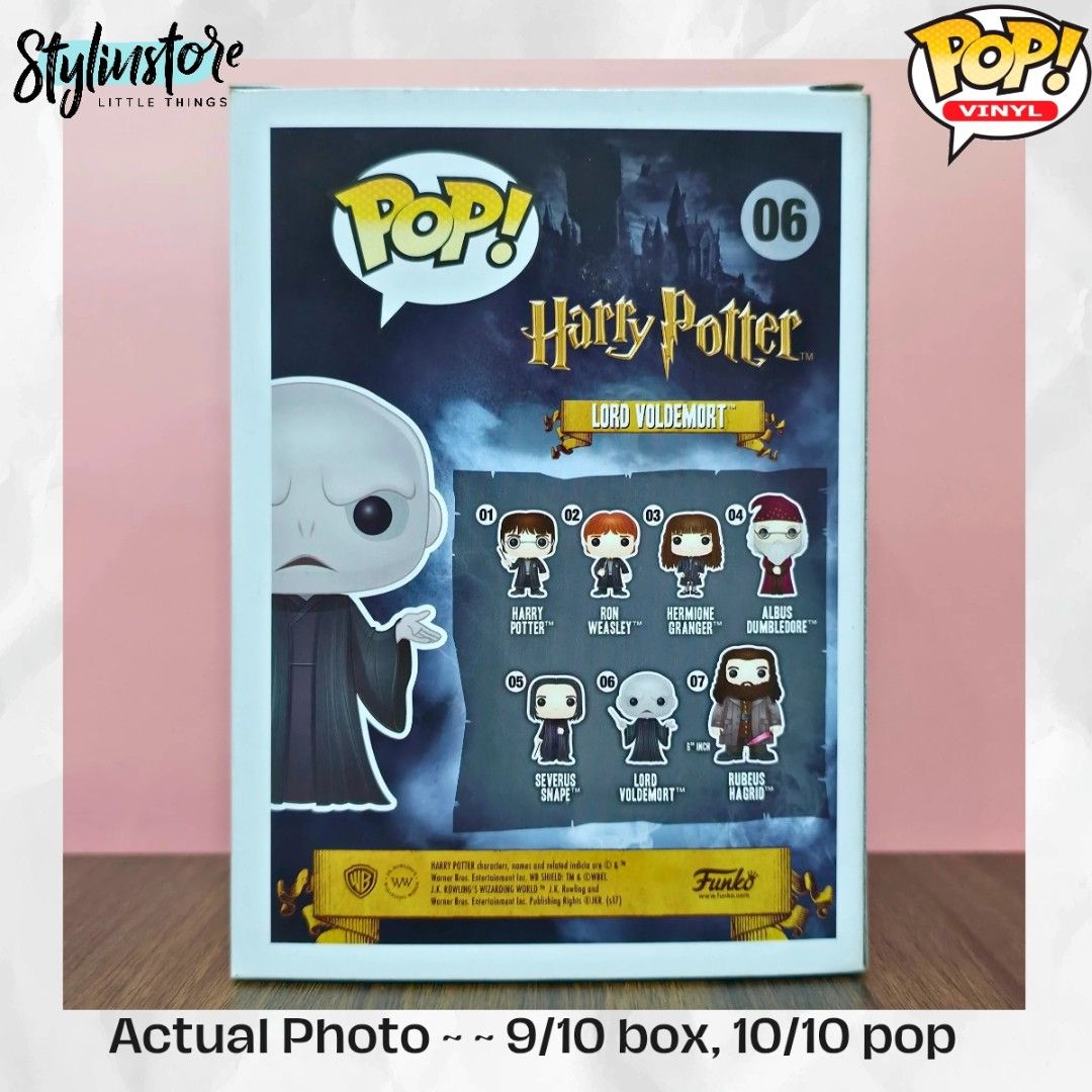 Funko Pop Harry Potter - Lord Voldemort (Original) (Category: Designer & Blind Box Toys) located in Makati City. Submitted by stylinstore (Listing ID 1420440687, Image 2). Description: ✨ 100% Authentic! Comes with FREE protector Location: West Rembo, Taguig City (formerly Makati) May also ship from Poblacion, Makati City ❌ No meet-ups MoP: GCash | Maya | GoTyme 🚚 SF c/o buyer, via Lalamove & J&T Check my profile for more finds! 😊 🧸🎁👕🛍.