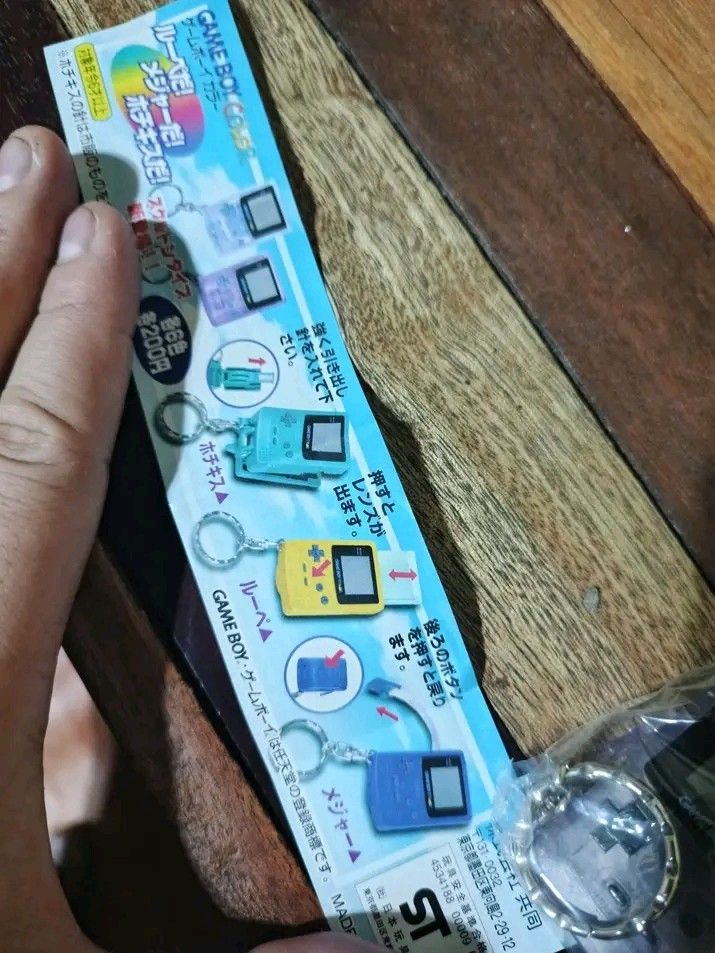 gameboy color assorted keychain (Category: Nintendo) located in San Jose del Monte. Submitted by toys.merch.electronic (Listing ID 1420392008, Image 3). Description: yellow /pink (upper) pop up magnifying glass clear middle (stapler) assorted mix color (lower) tape measure 500 each 900 for 2pcs mop gcash mod flash/jnt loc sjdm bulacan.