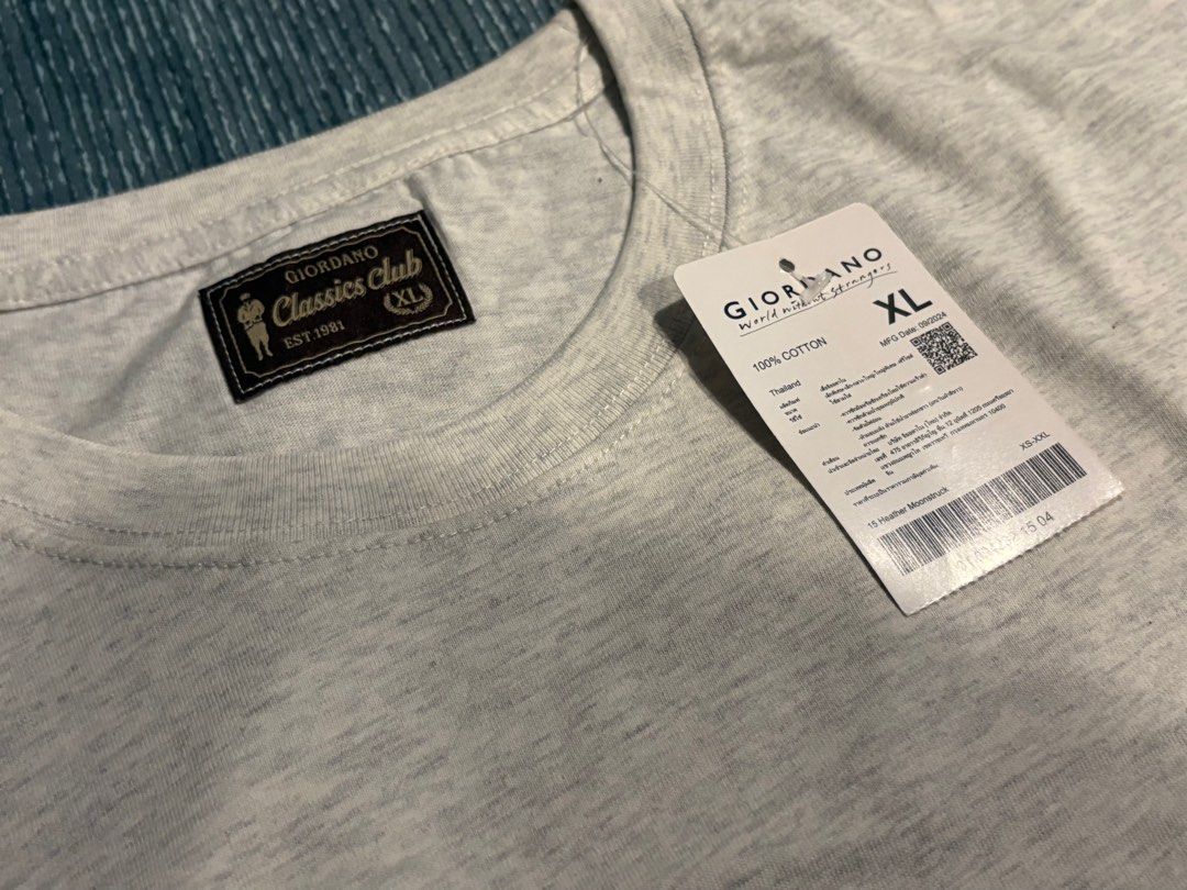 Goodah Classic Club Tee (Category: Tshirts & Polo Shirts ) located in Paranaque City. Submitted by finests (Listing ID 1420536471, Image 3). Description: Giordano Classic Club T-shirt Size: XL Brand new / with tags ₱400 RFS: Got this as a gift / doesn’t fit me.