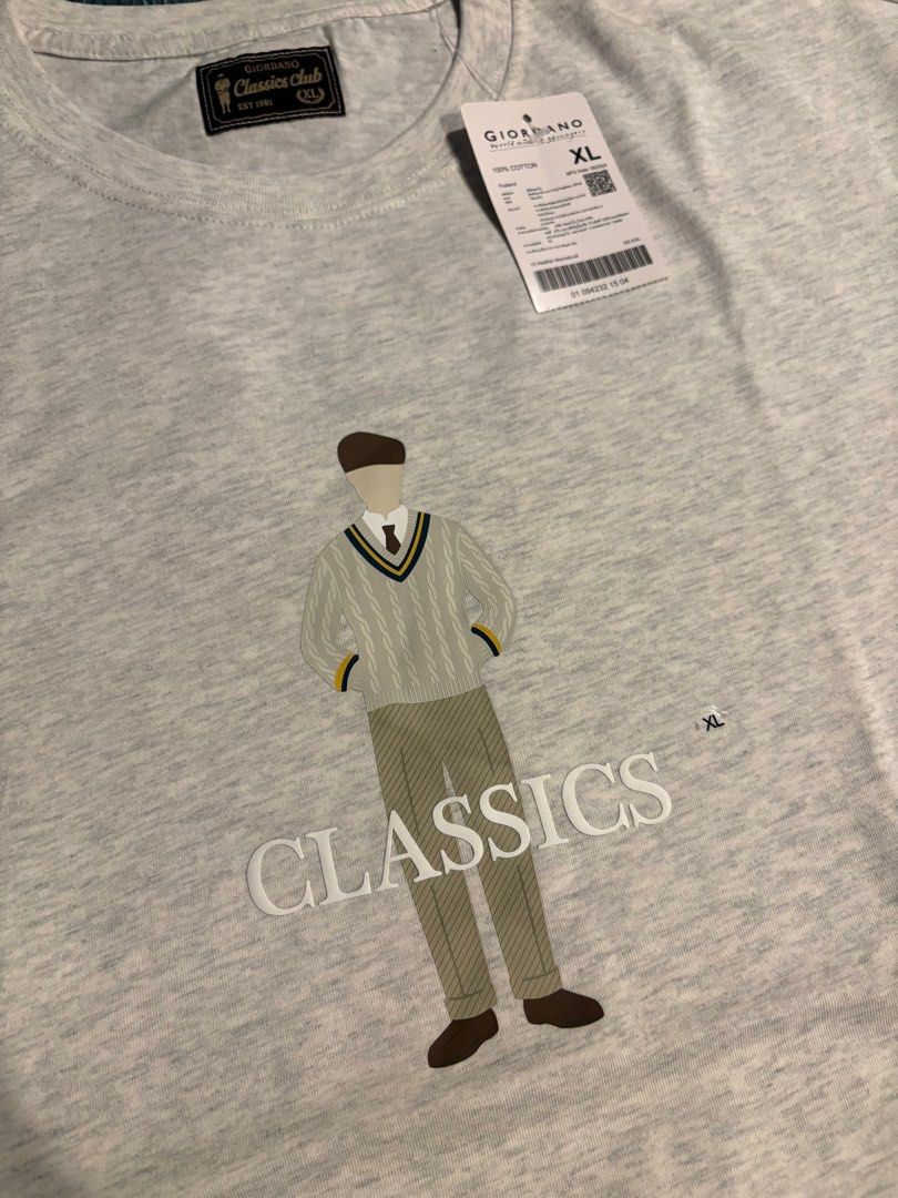 Goodah Classic Club Tee (Category: Tshirts & Polo Shirts ) located in Paranaque City. Submitted by finests (Listing ID 1420536471, Image 2). Description: Giordano Classic Club T-shirt Size: XL Brand new / with tags ₱400 RFS: Got this as a gift / doesn’t fit me.