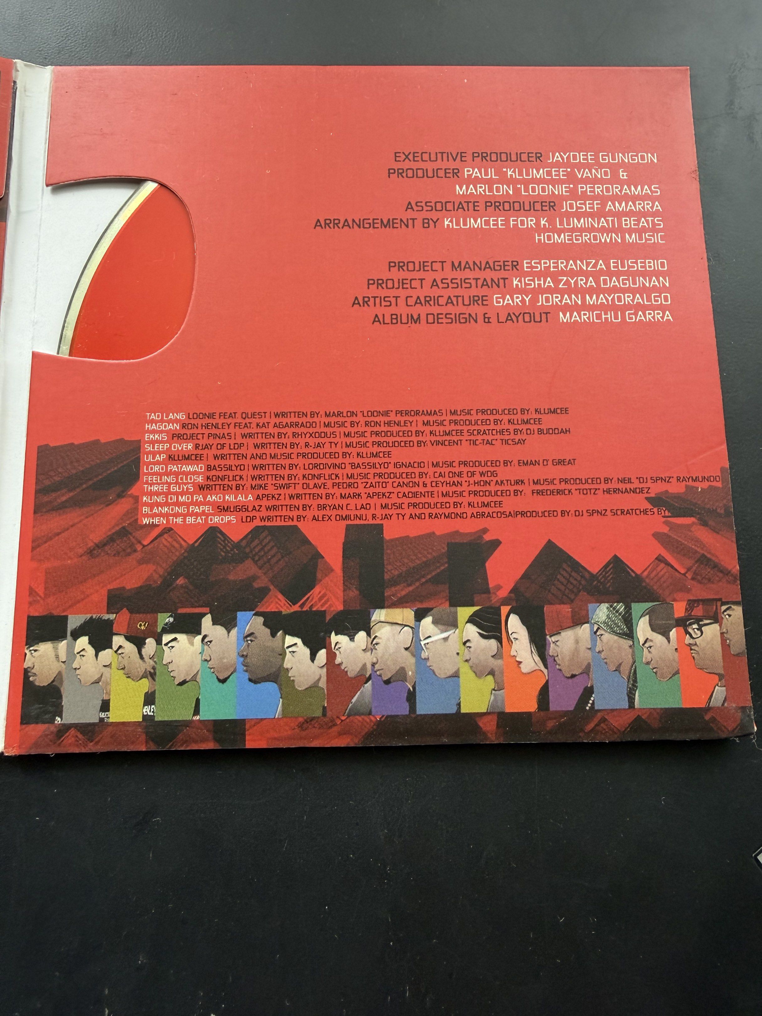 Home Grown Hip Hop CD (Category: CDs & DVDs) located in Rodriguez. Submitted by musicshoppe (Listing ID 1420414737, Image 3). Description: - Home Grown Hip Hop CD - Features various Filipino hip-hop artists - Includes tracks: "Tao Lang", "Sleep Over" - Artists: Loonie, Abra, Smugglaz - Produced by Jaydee Gungon - Released in 2012 - Promotional copy label.