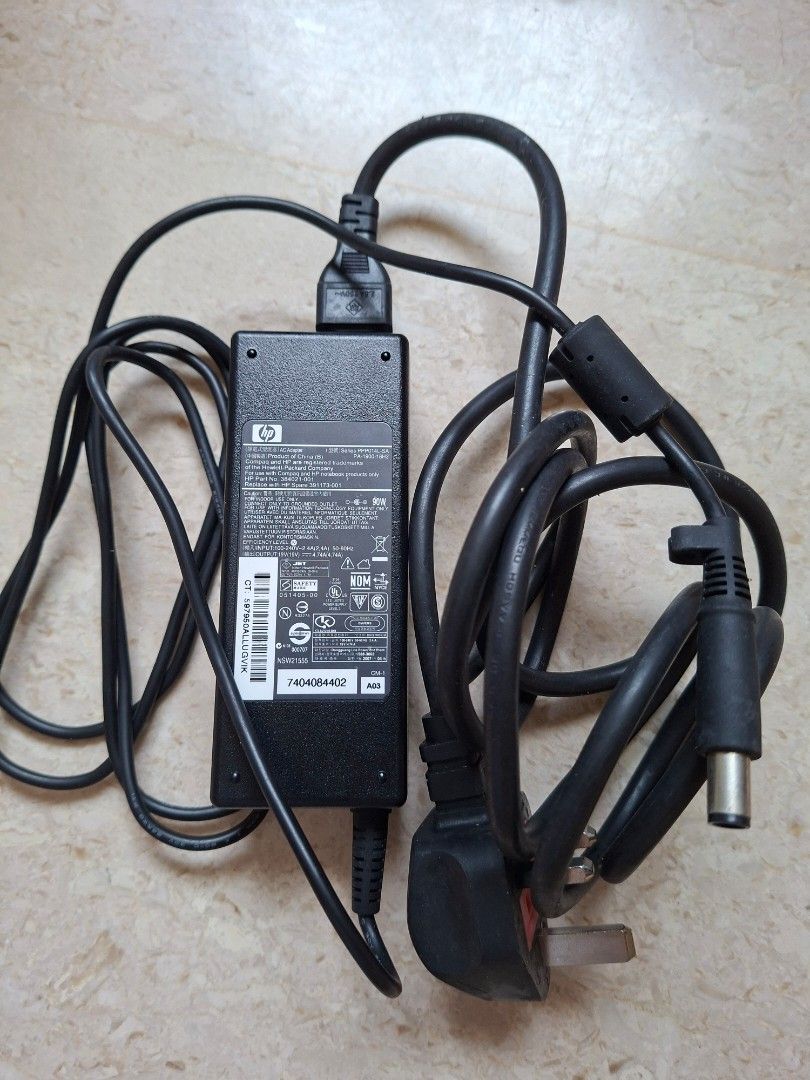 HP 90W AC Adapter Charger 19V 4.74A406030132635258881
