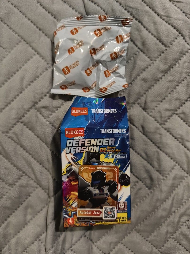Jazz Blokees Transformers Defender Version 03 (Category: Designer & Blind Box Toys) located in Angeles City. Submitted by ozy.mandias (Listing ID 1420532778, Image 1). Description: - Jazz - Unopened .
